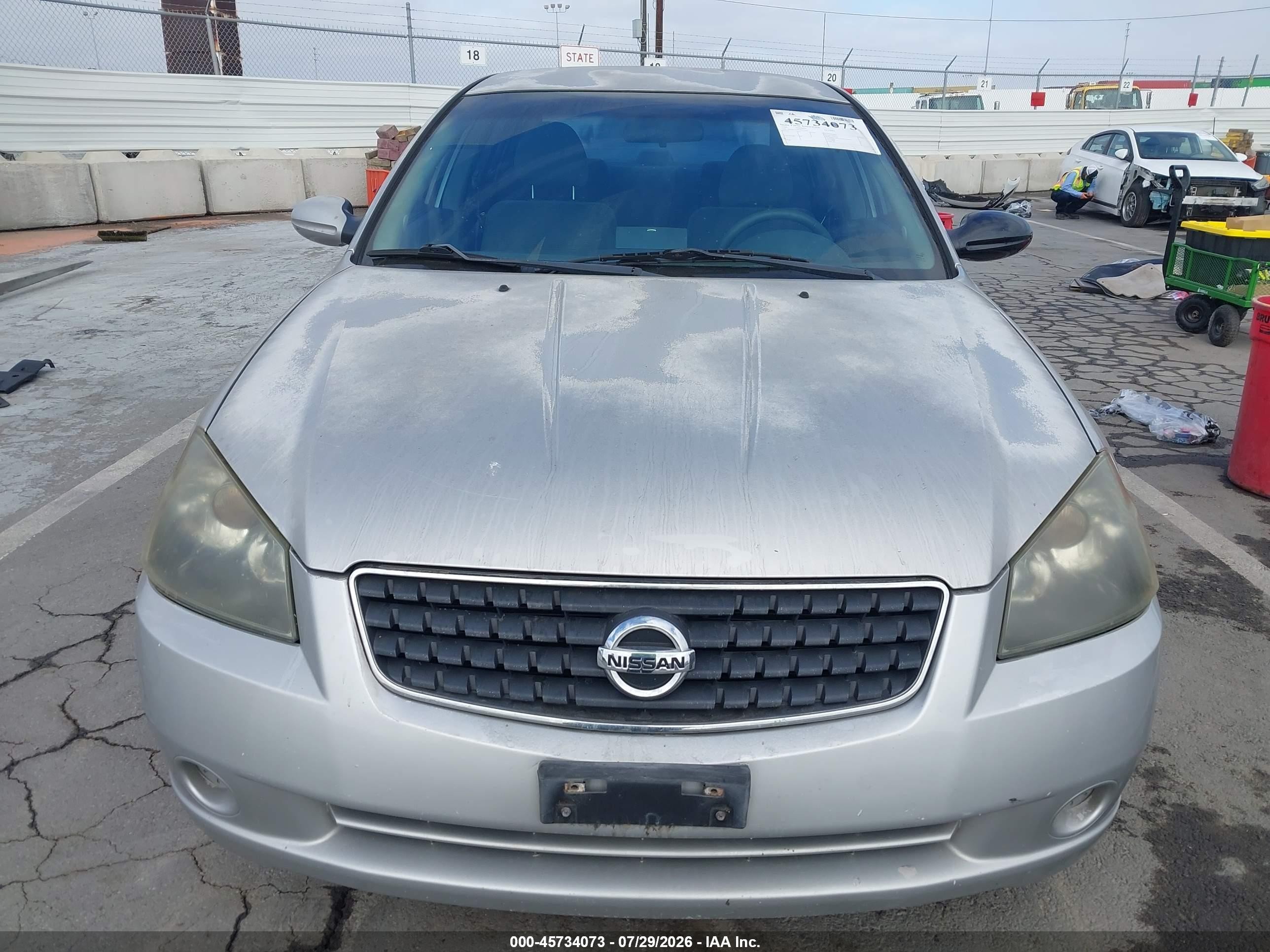 2006 Nissan Altima 2.5 S Серебряный vin: 1N4AL11D96N417203