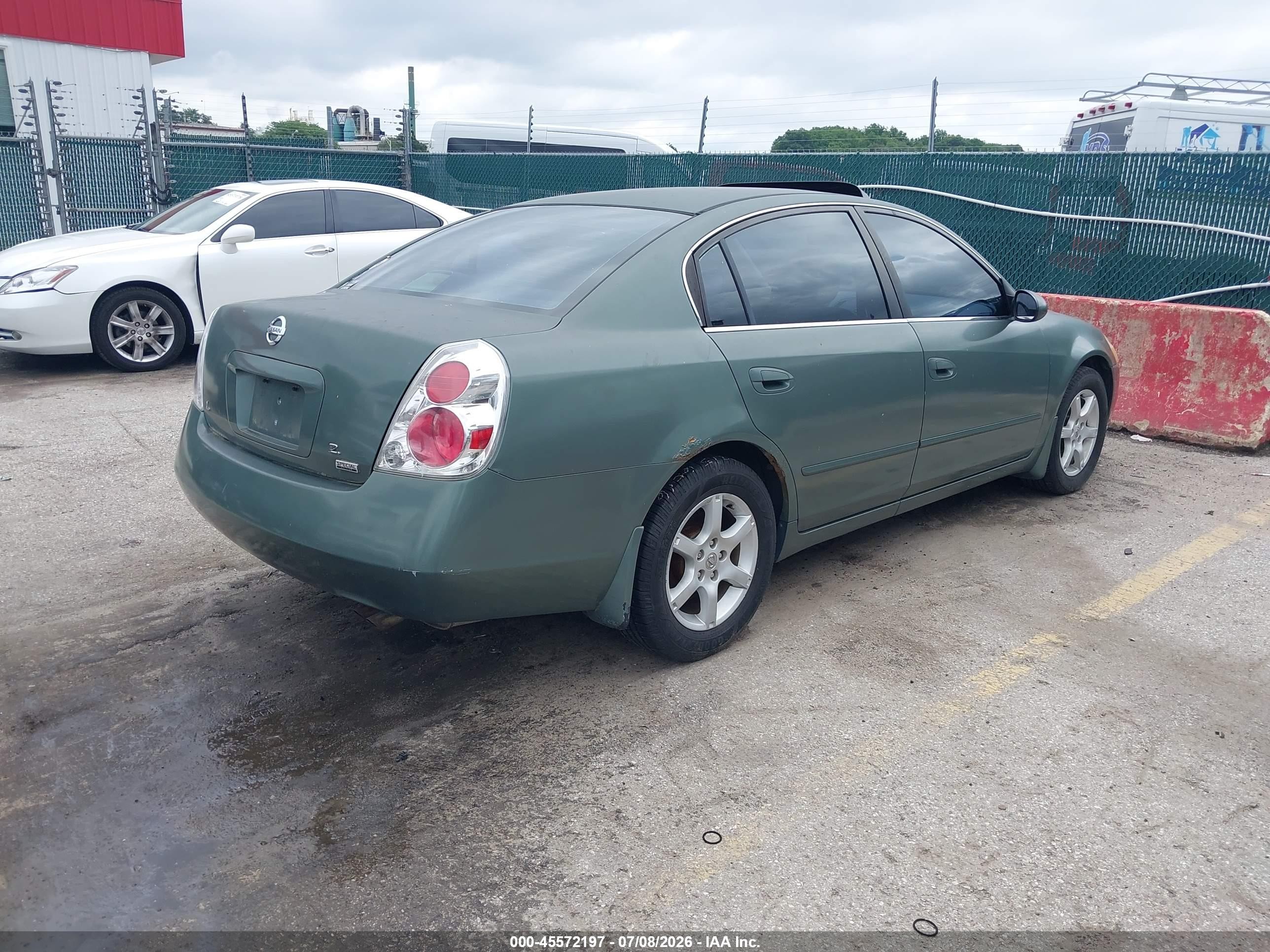 2006 Nissan Altima 2.5 S Green vin: 1N4AL11D96N435989