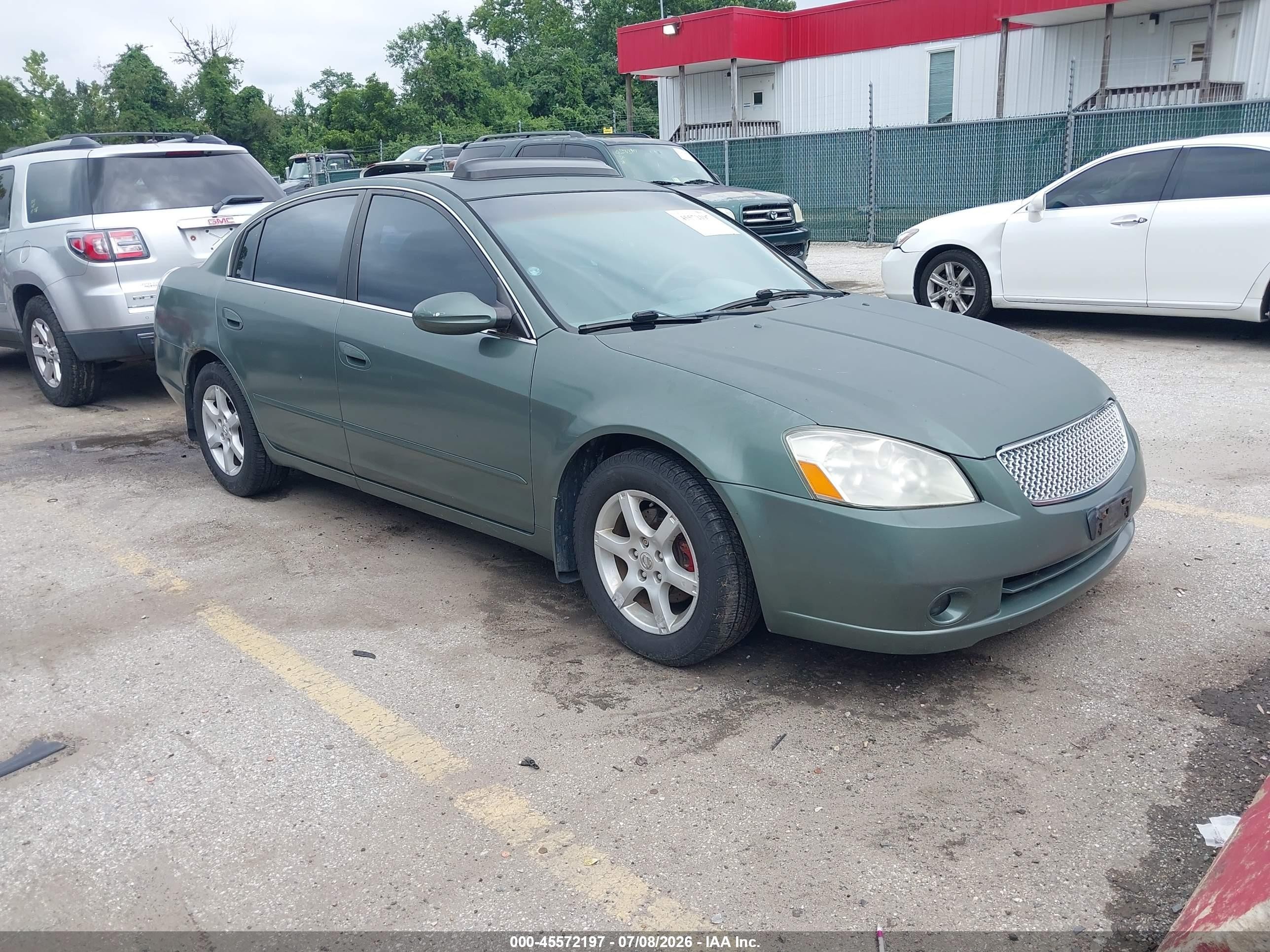 2006 Nissan Altima 2.5 S Green vin: 1N4AL11D96N435989