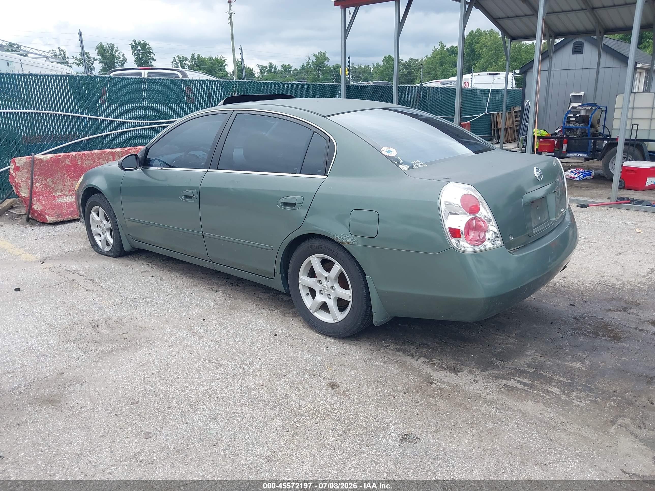 2006 Nissan Altima 2.5 S Green vin: 1N4AL11D96N435989