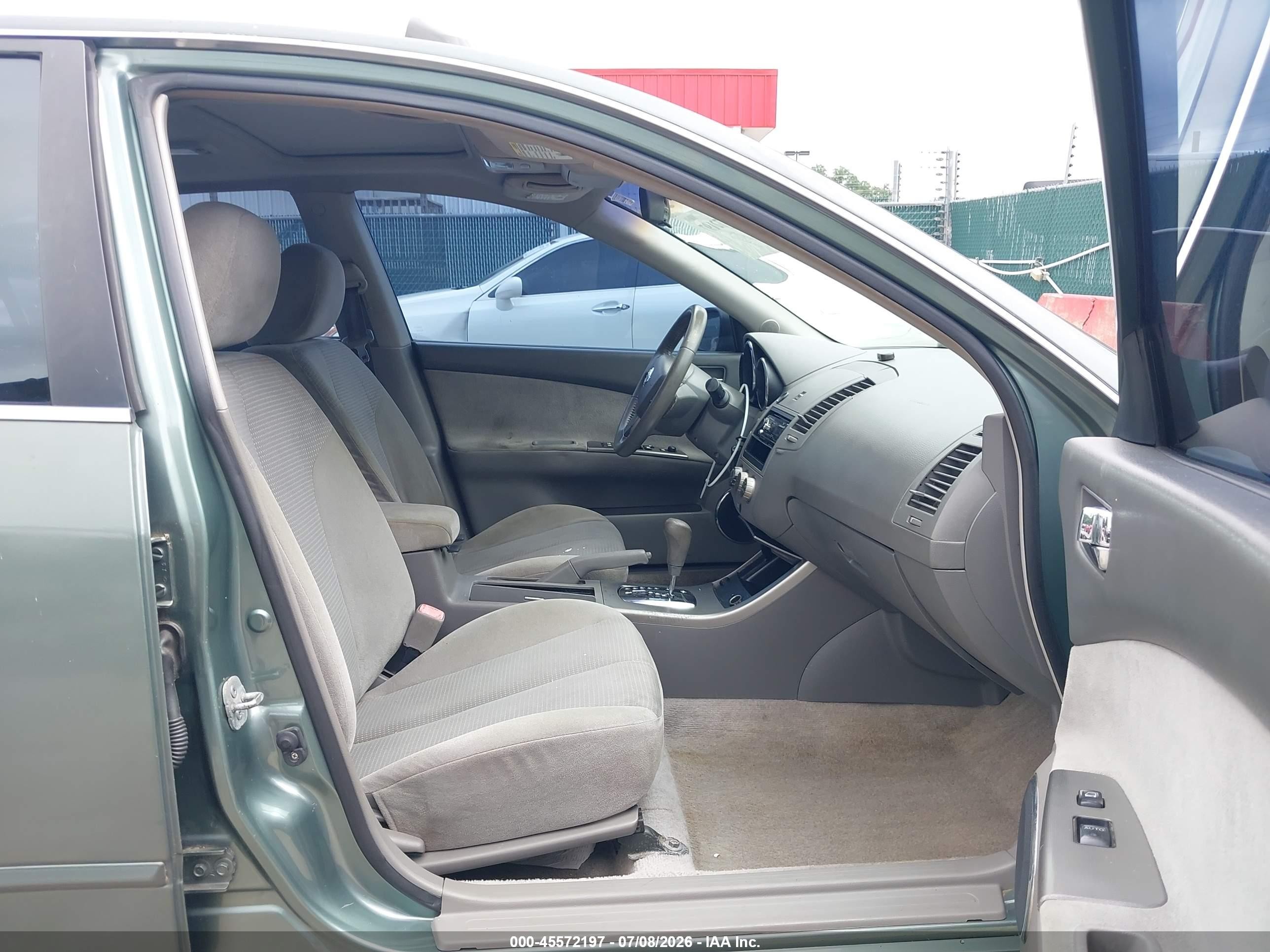 2006 Nissan Altima 2.5 S Green vin: 1N4AL11D96N435989