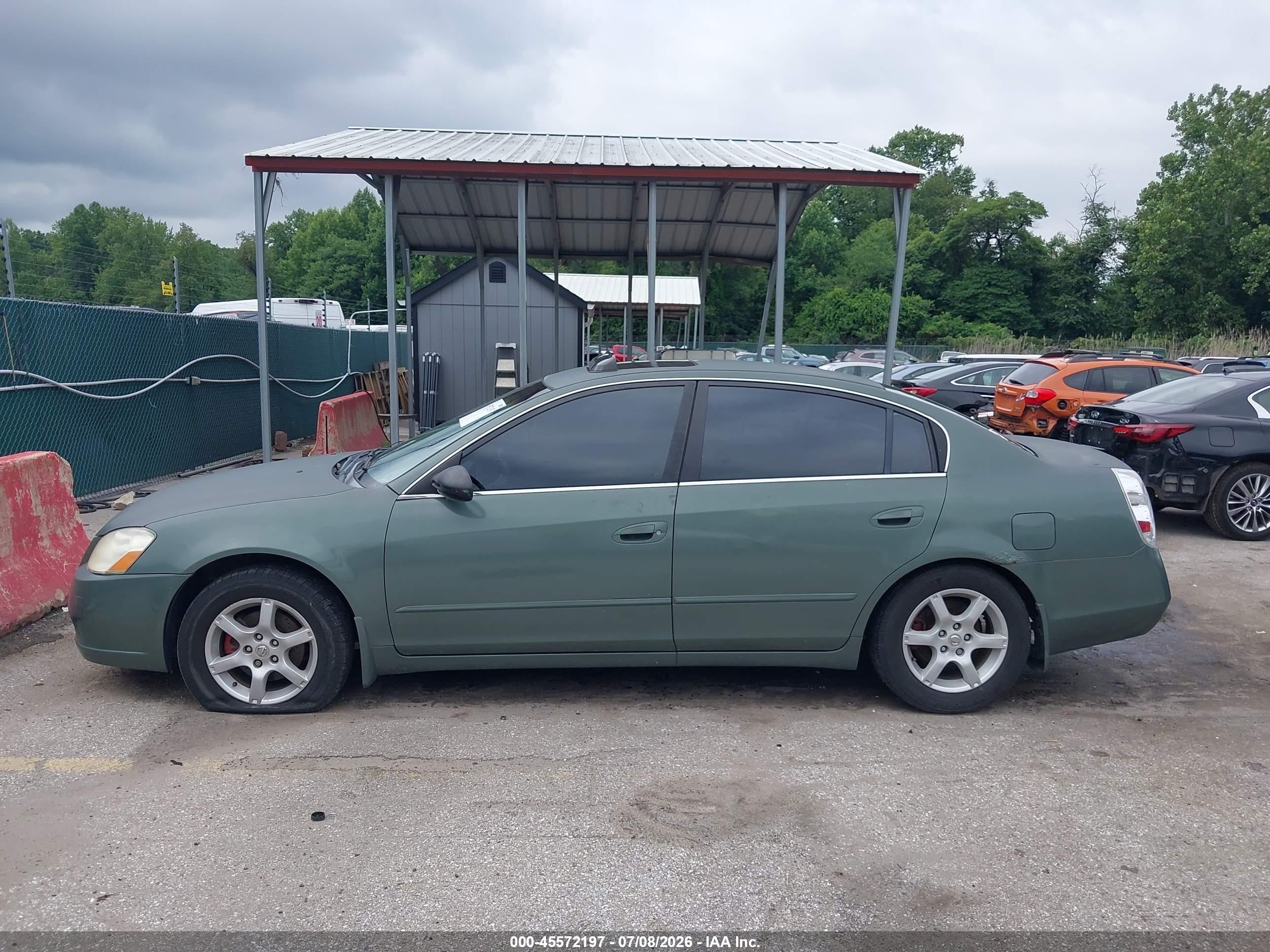 2006 Nissan Altima 2.5 S Green vin: 1N4AL11D96N435989