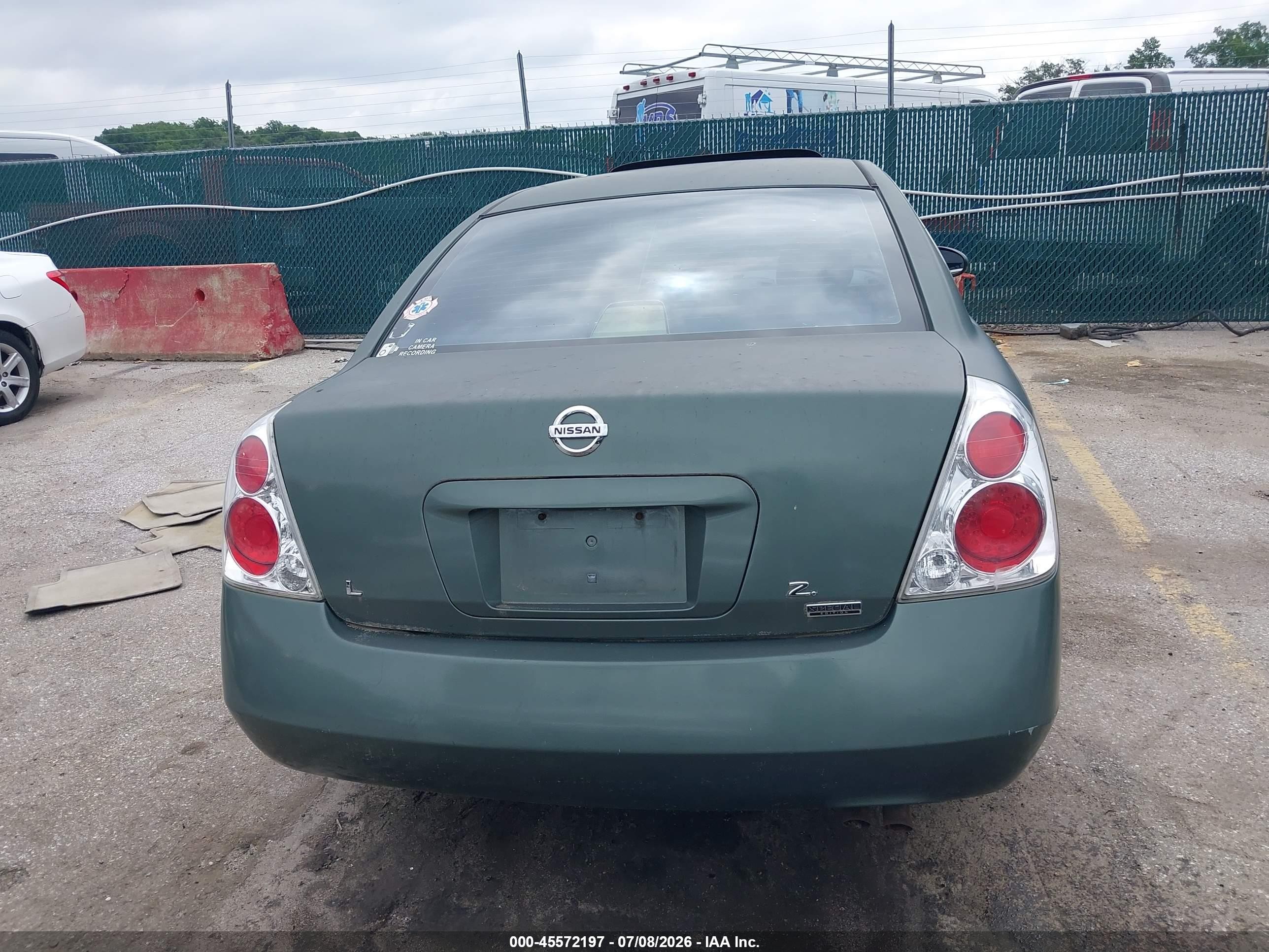 2006 Nissan Altima 2.5 S Green vin: 1N4AL11D96N435989
