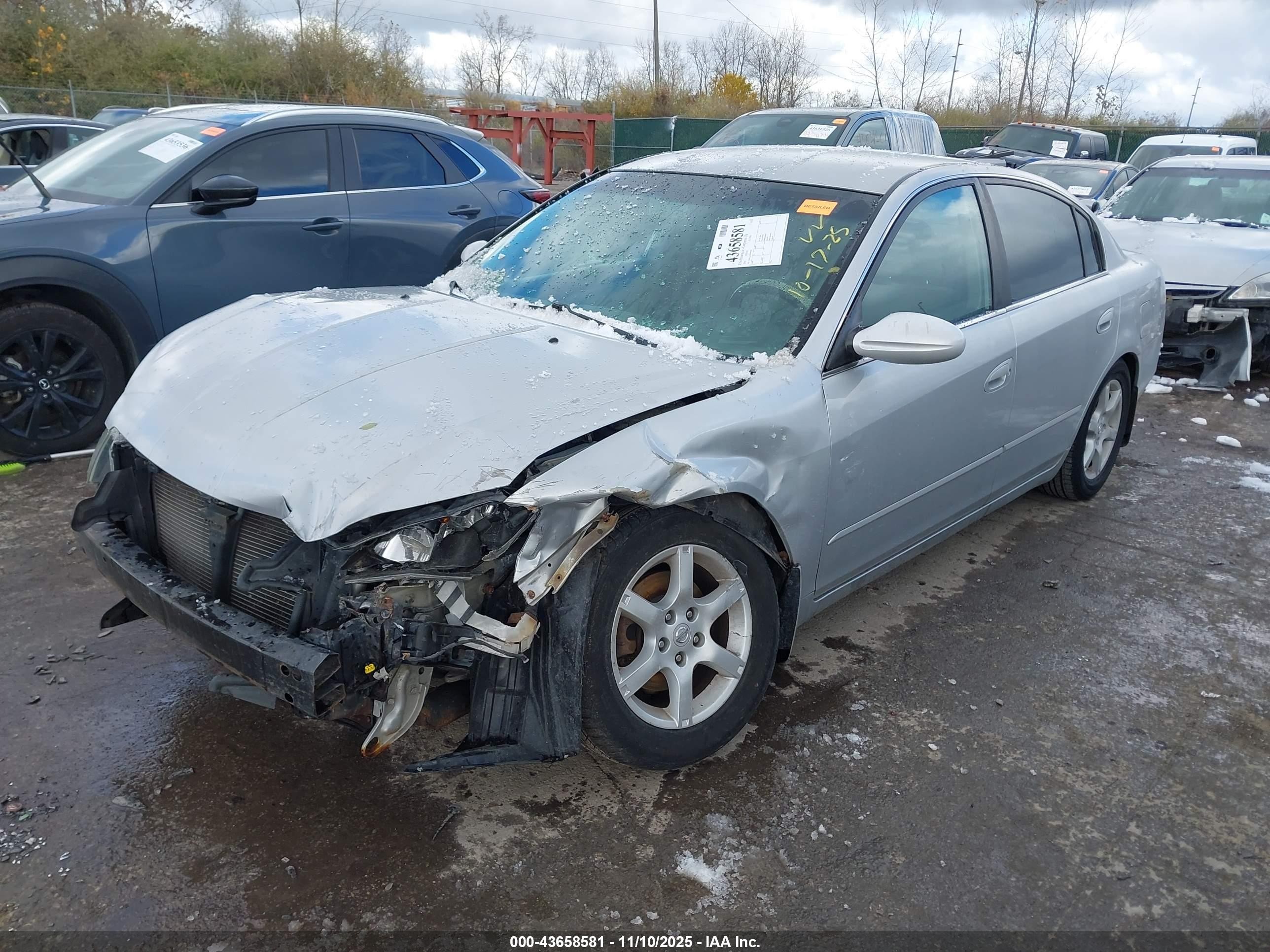 2006 Nissan Altima 2.5 S Gray vin: 1N4AL11D96N460696