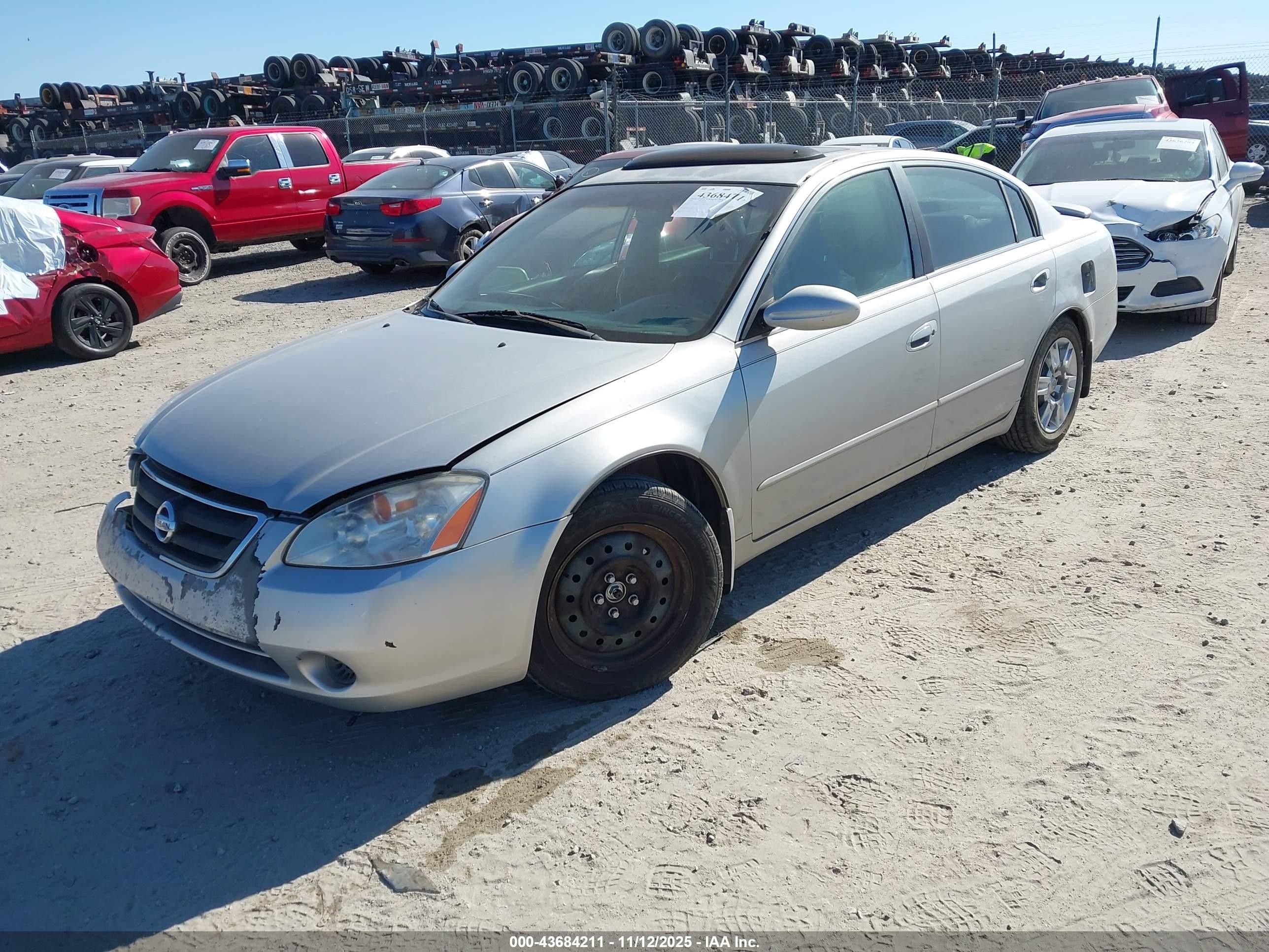 2003 Nissan Altima 2.5 Sl Silver vin: 1N4AL11DX3C255606