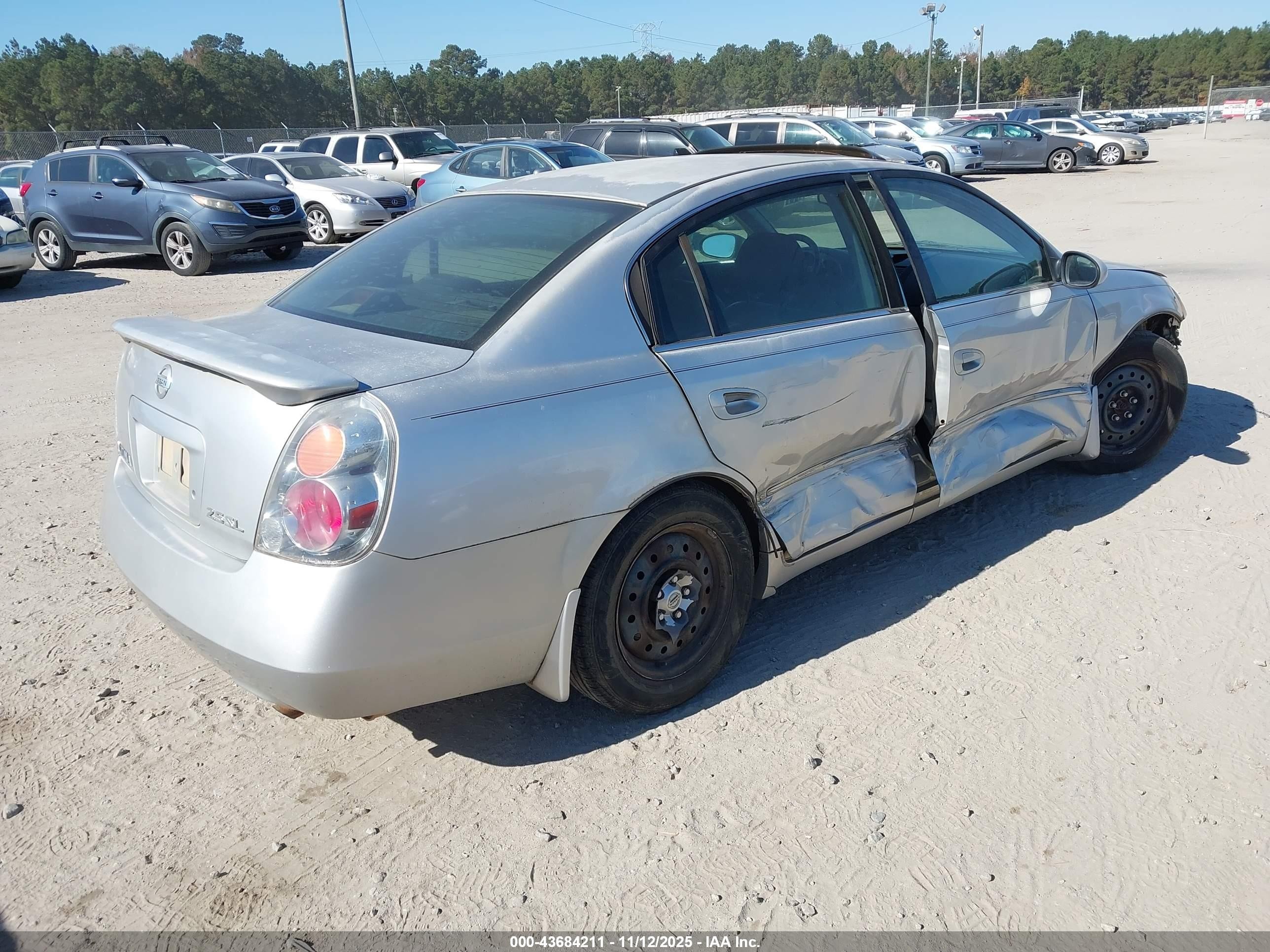 2003 Nissan Altima 2.5 Sl Silver vin: 1N4AL11DX3C255606