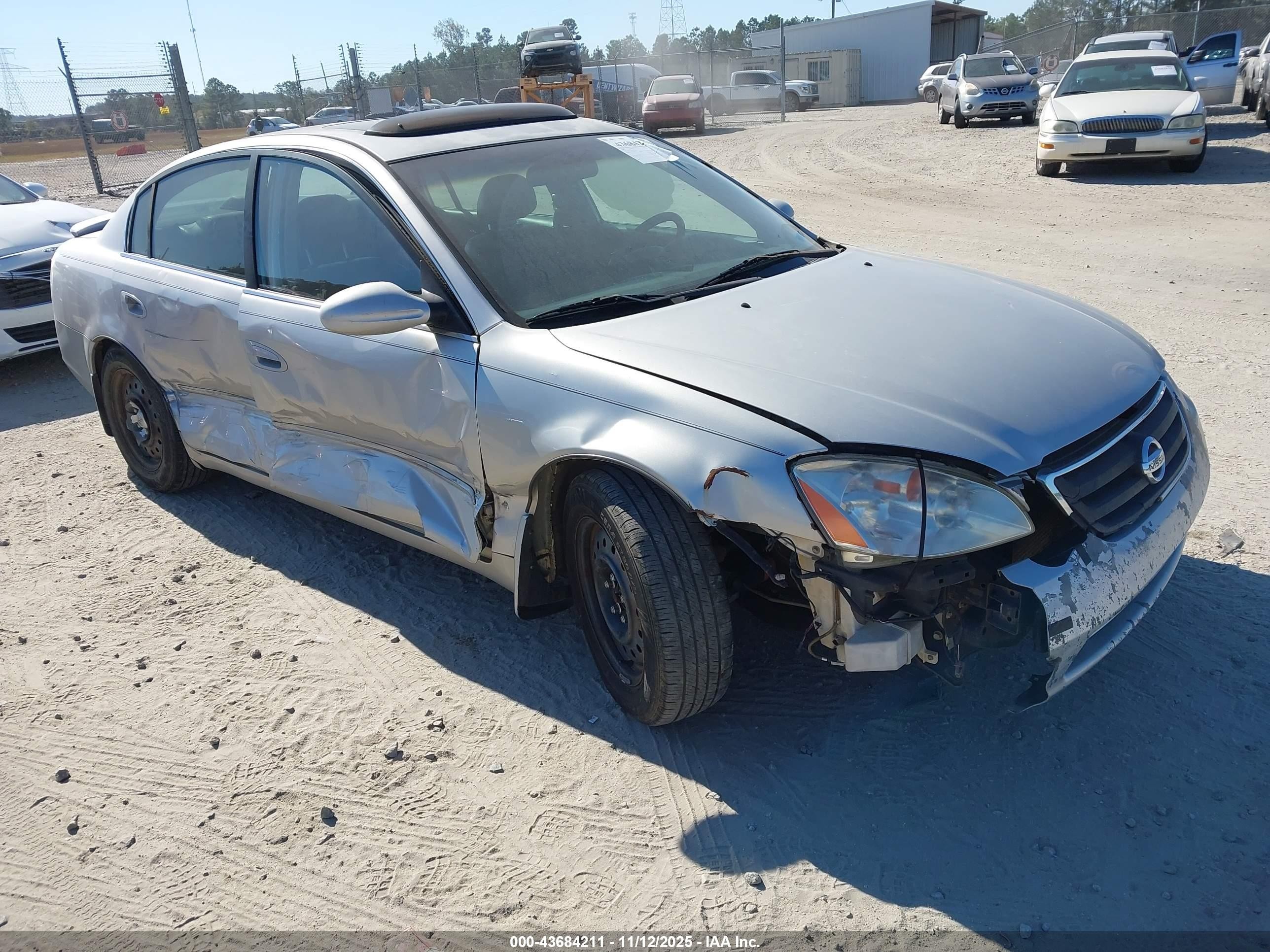 2003 Nissan Altima 2.5 Sl Silver vin: 1N4AL11DX3C255606