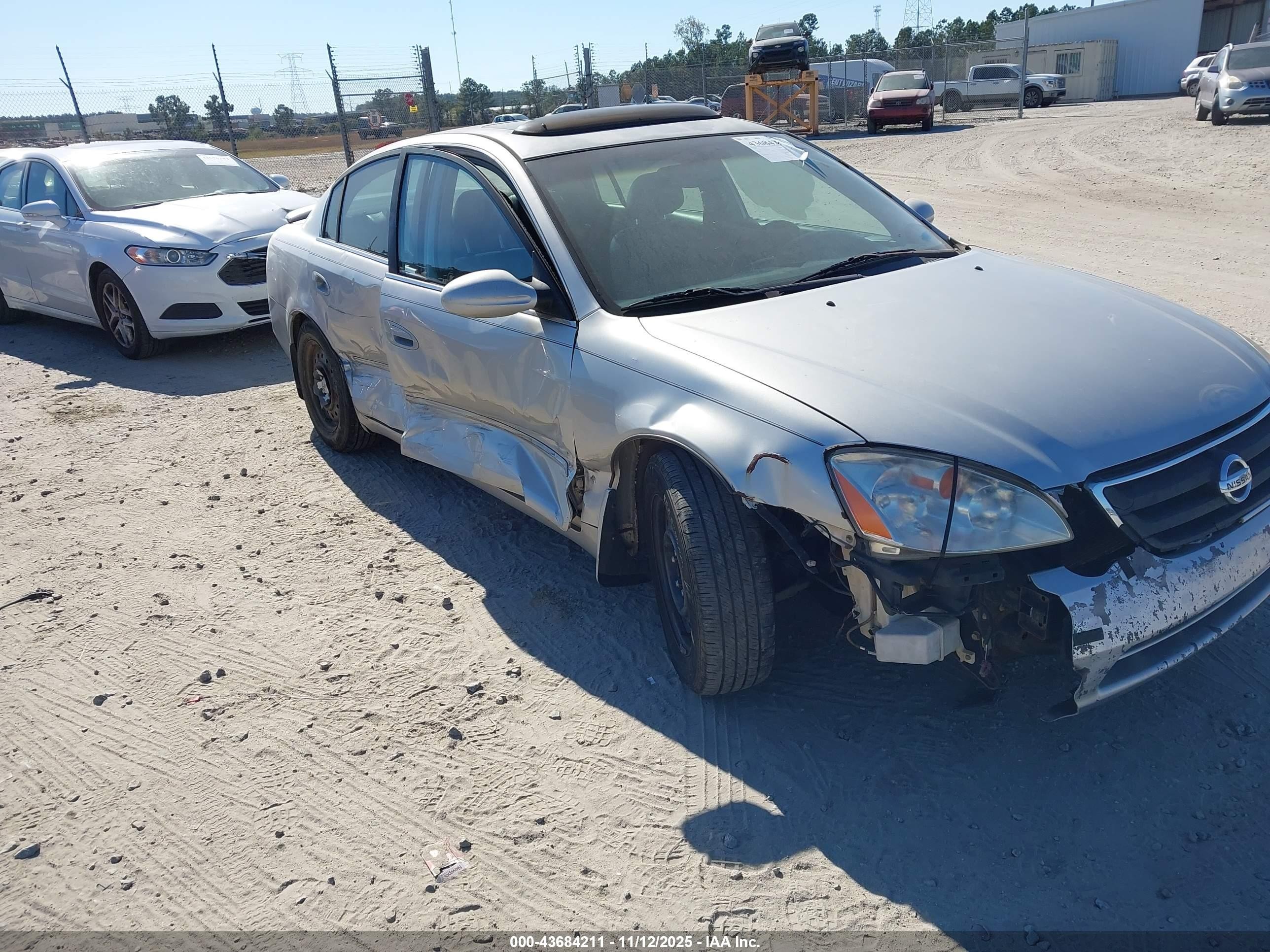 2003 Nissan Altima 2.5 Sl Silver vin: 1N4AL11DX3C255606