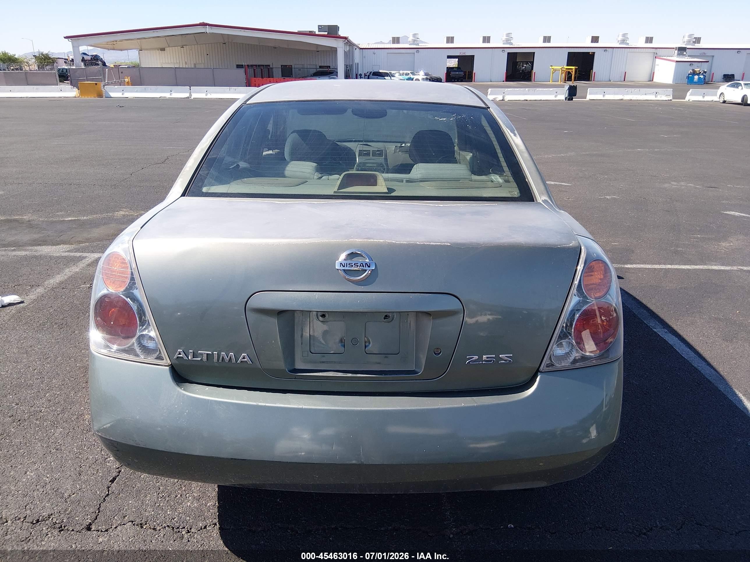 2003 Nissan Altima 2.5 S Green vin: 1N4AL11DX3C265813