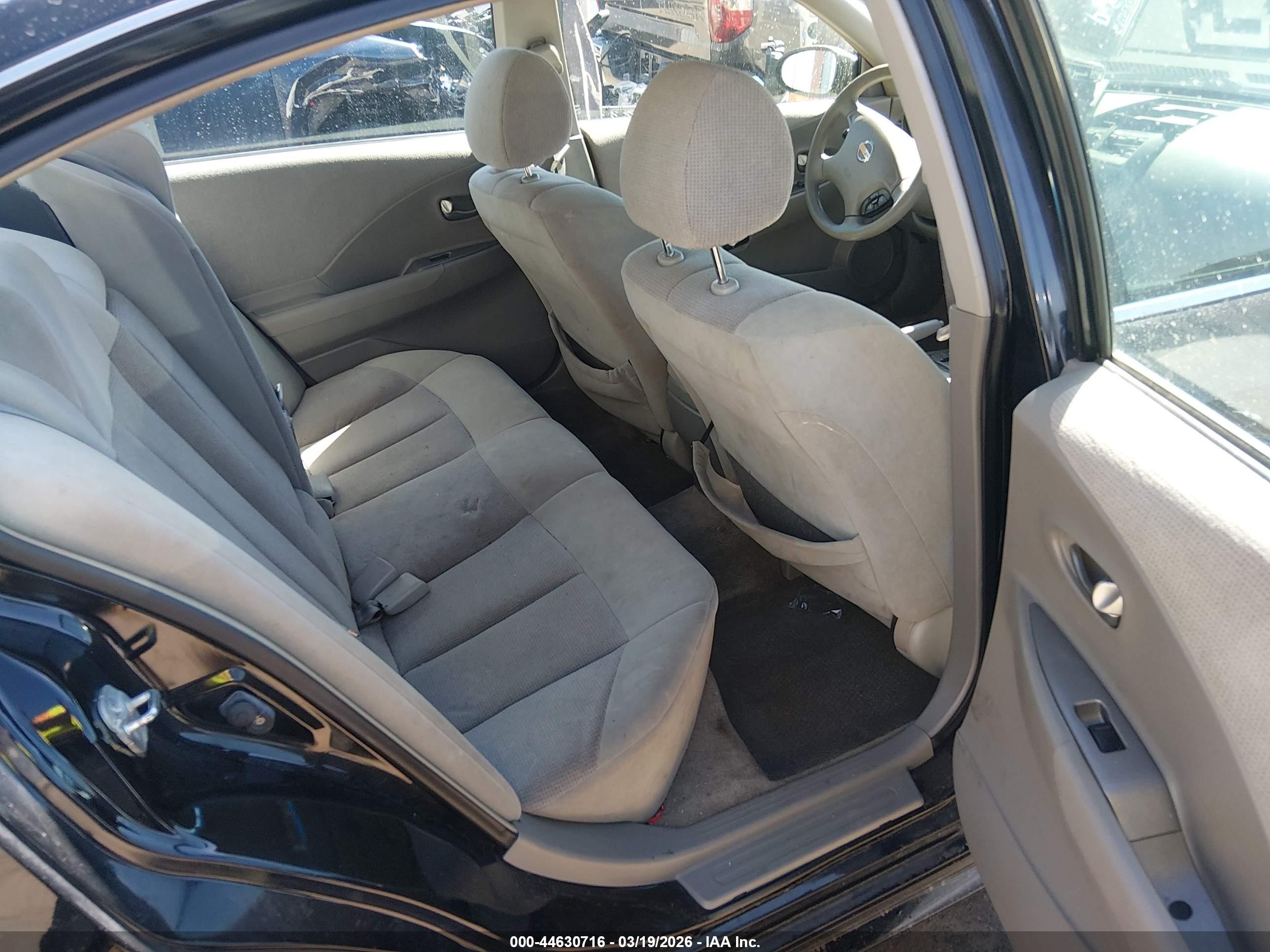 2003 Nissan Altima 2.5 S Black vin: 1N4AL11DX3C332040