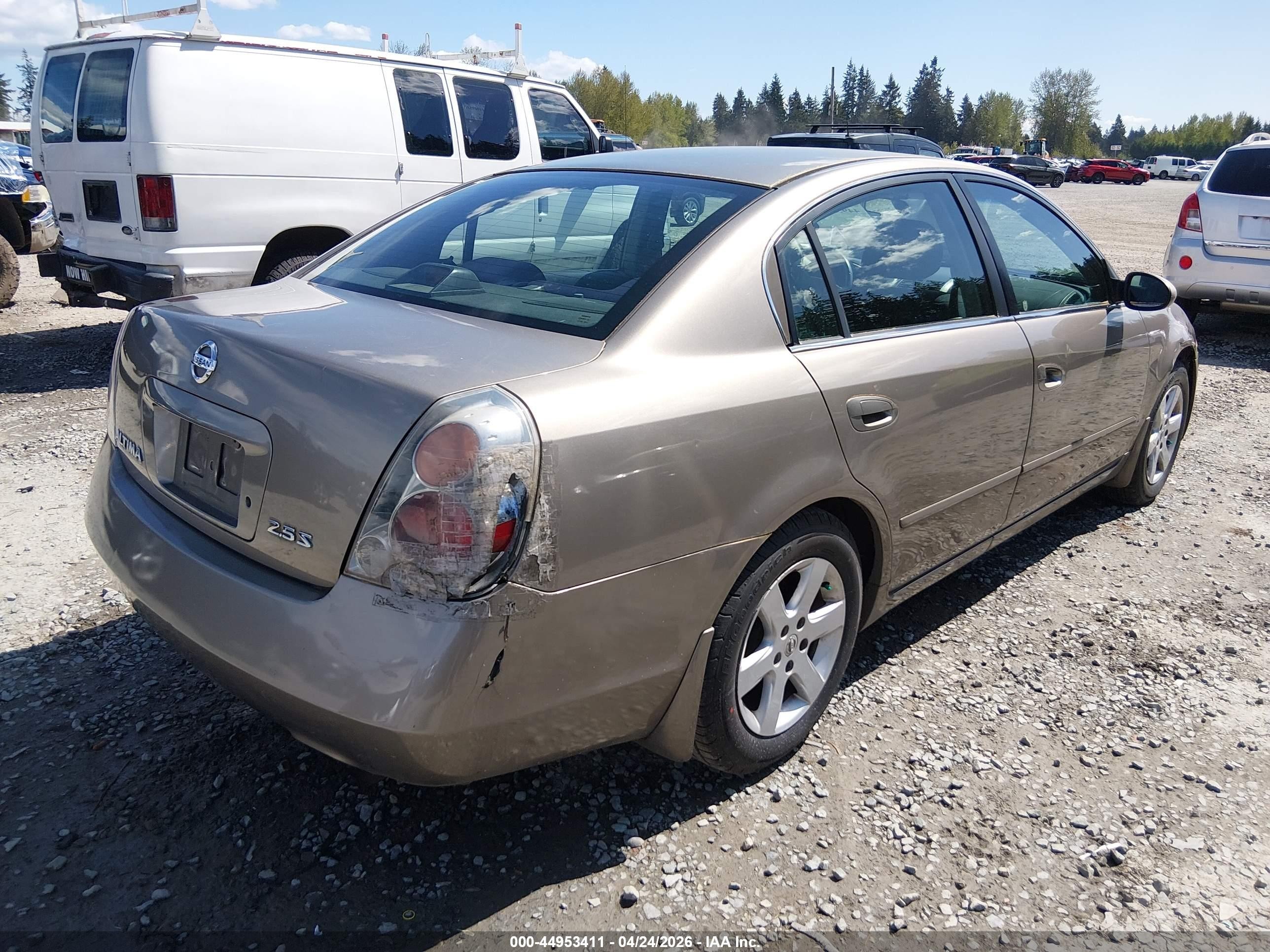 2004 Nissan Altima 2.5/2.5 S/2.5 Sl Tan vin: 1N4AL11DX4C108A54