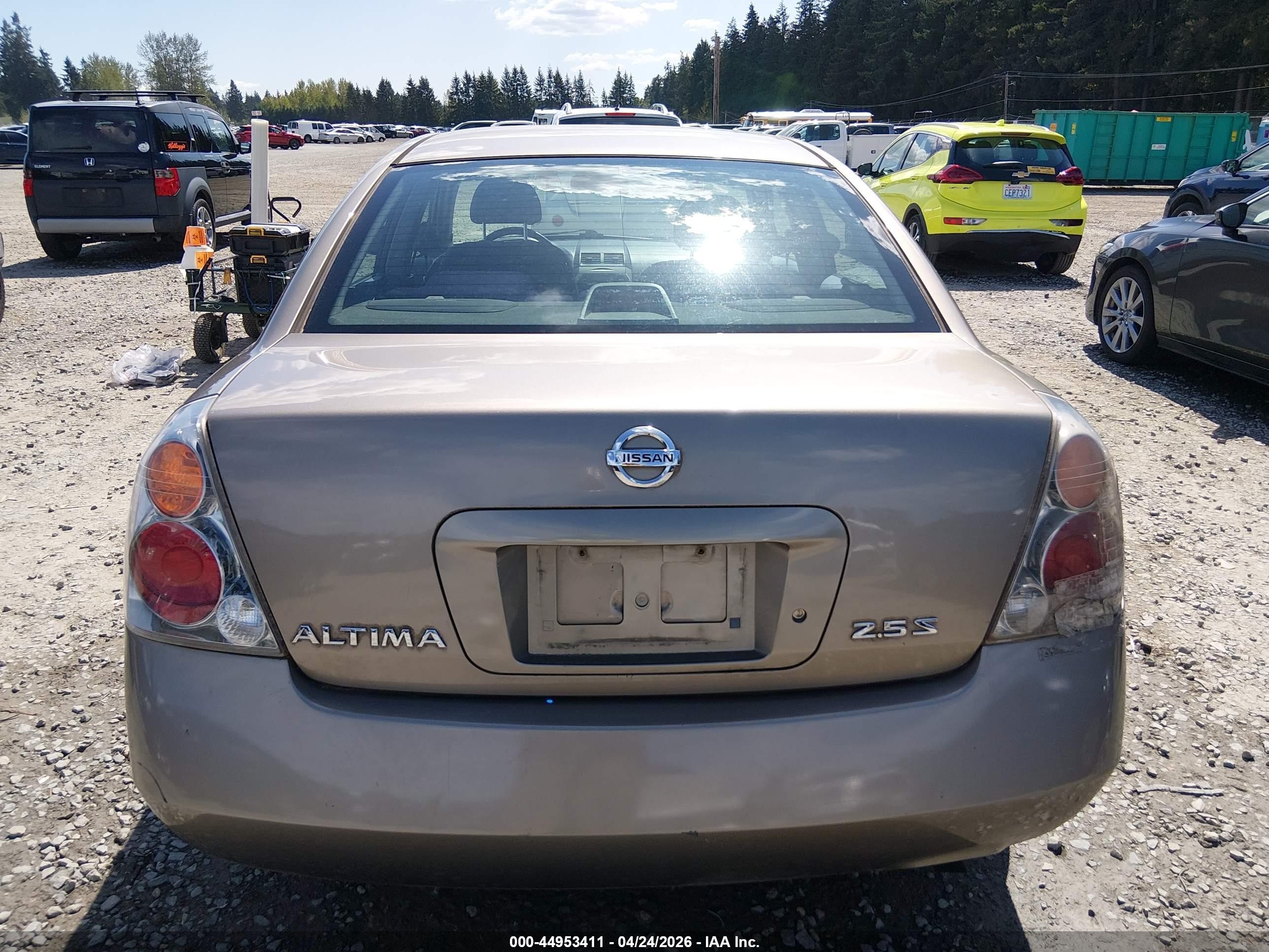 2004 Nissan Altima 2.5/2.5 S/2.5 Sl Tan vin: 1N4AL11DX4C108A54