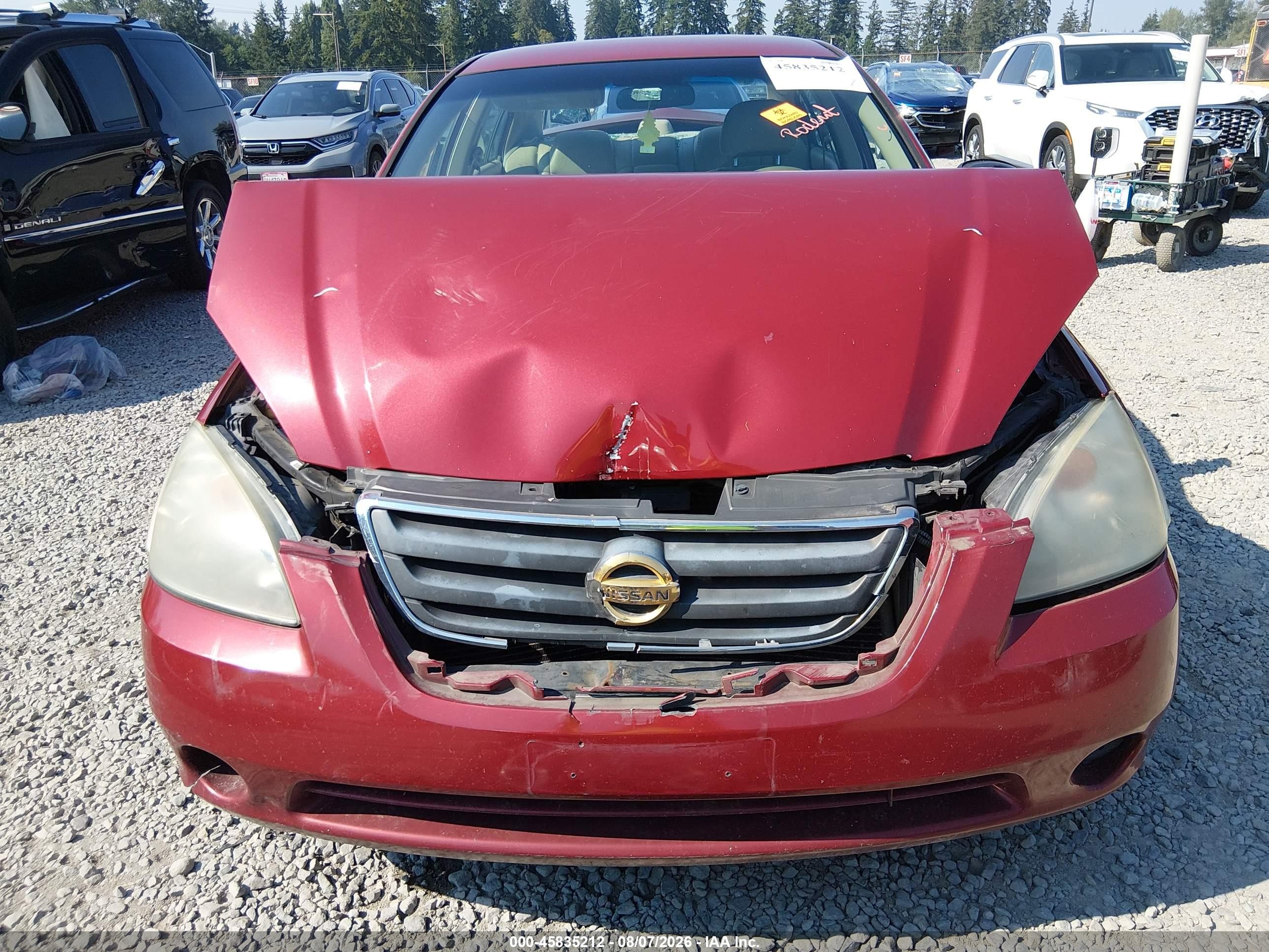2004 Nissan Altima 2.5 S Maroon vin: 1N4AL11DX4C168760