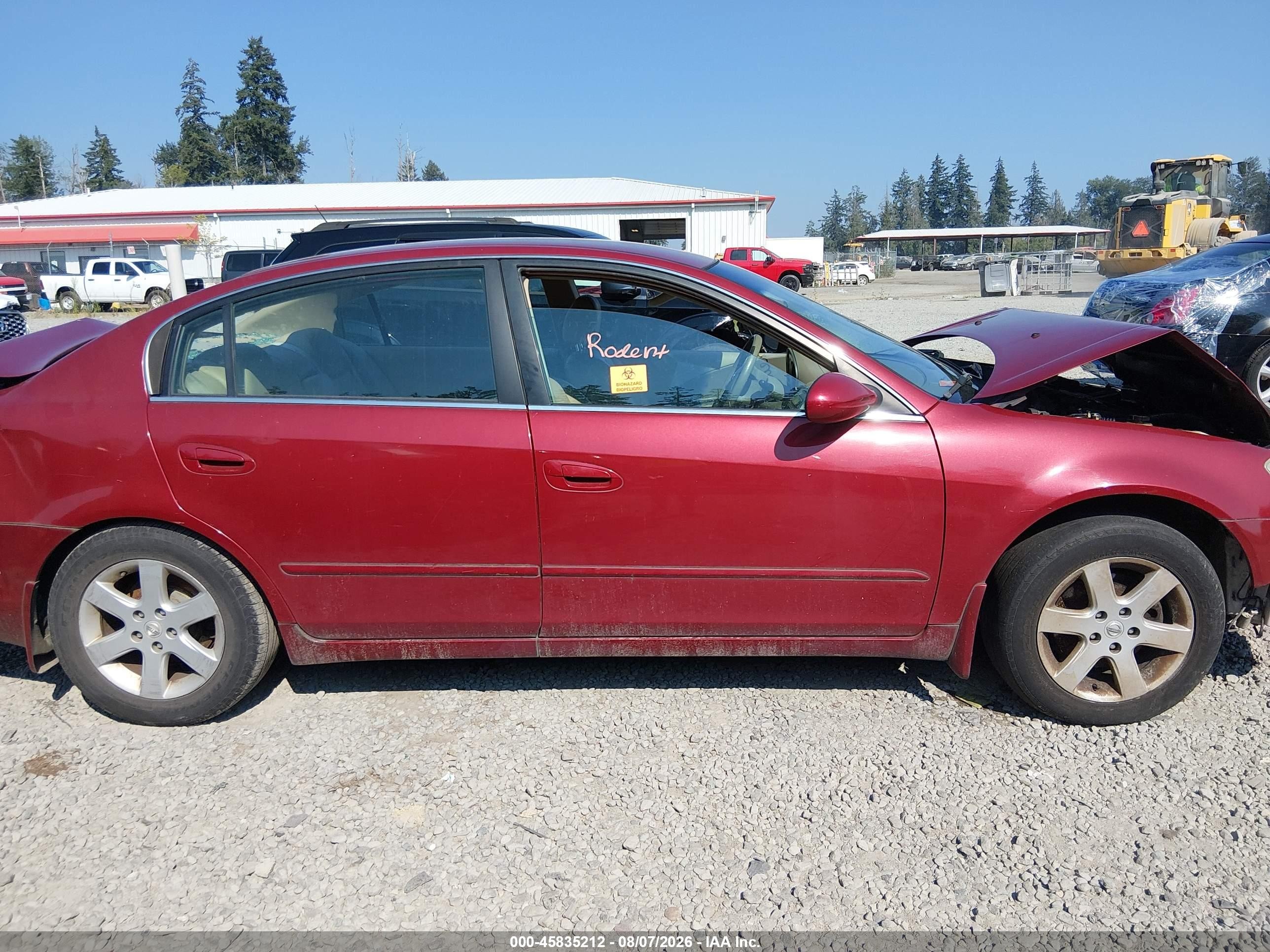 2004 Nissan Altima 2.5 S Maroon vin: 1N4AL11DX4C168760