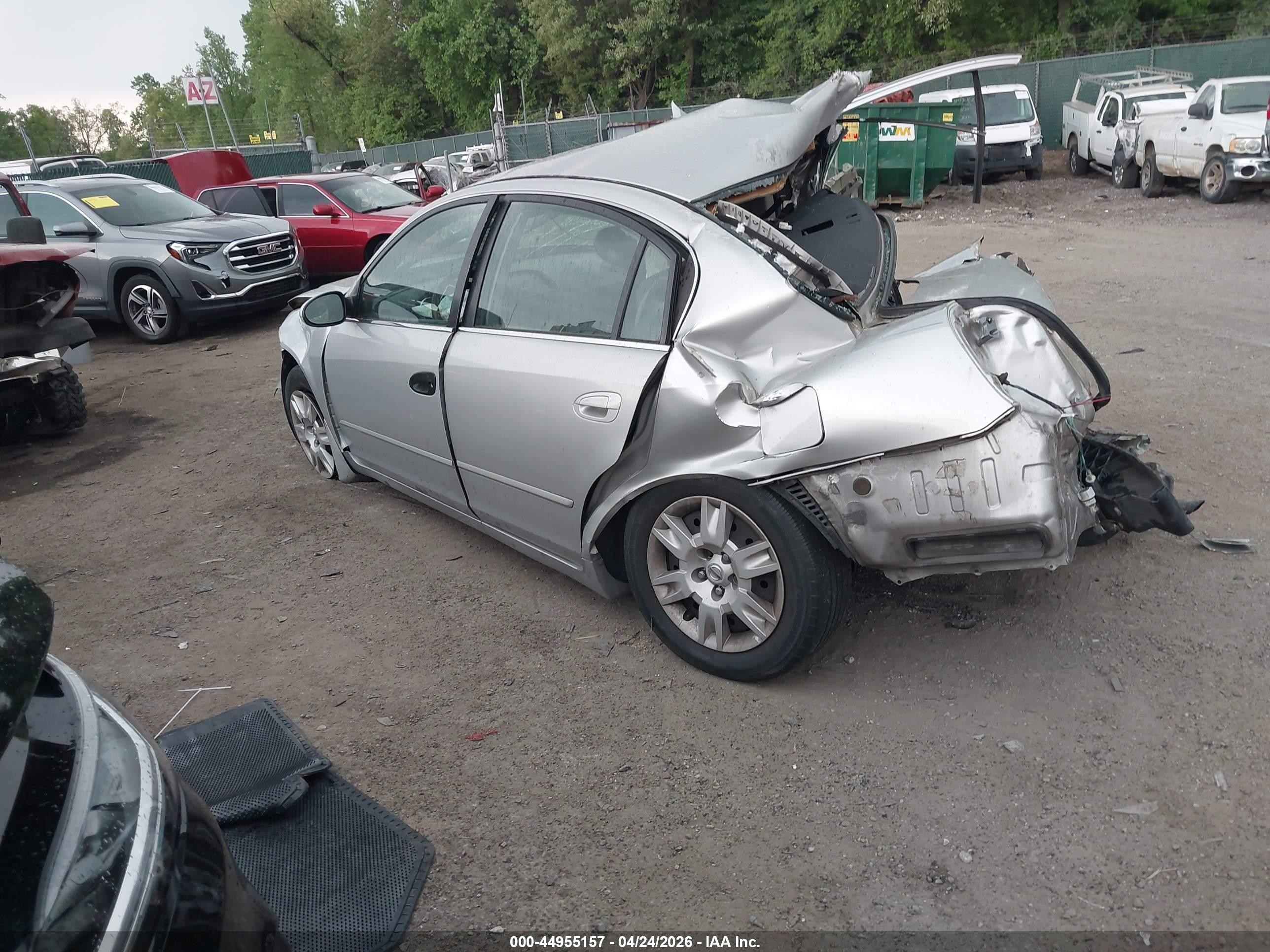 2006 Nissan Altima 2.5 S Silver vin: 1N4AL11DX6C115804