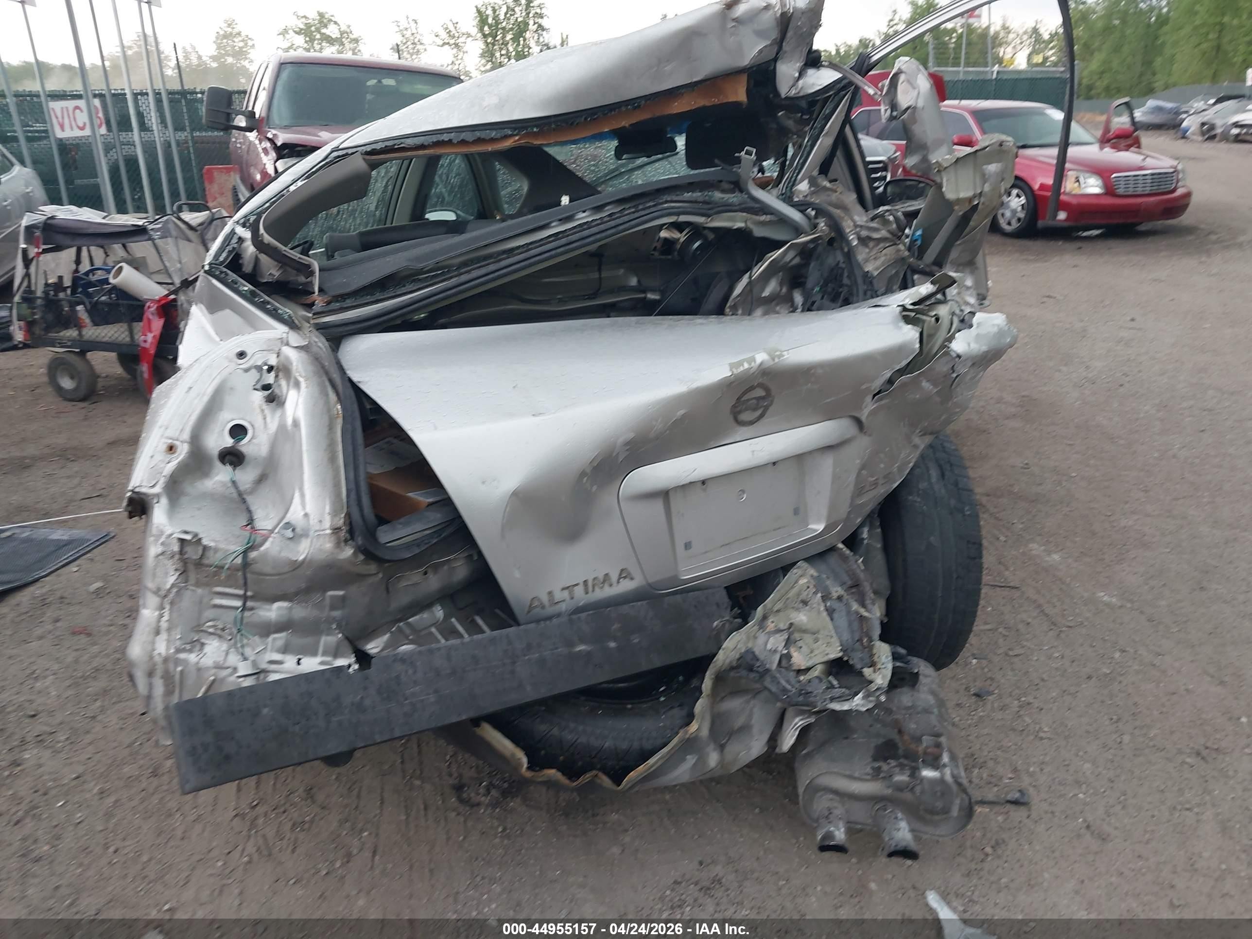 2006 Nissan Altima 2.5 S Silver vin: 1N4AL11DX6C115804