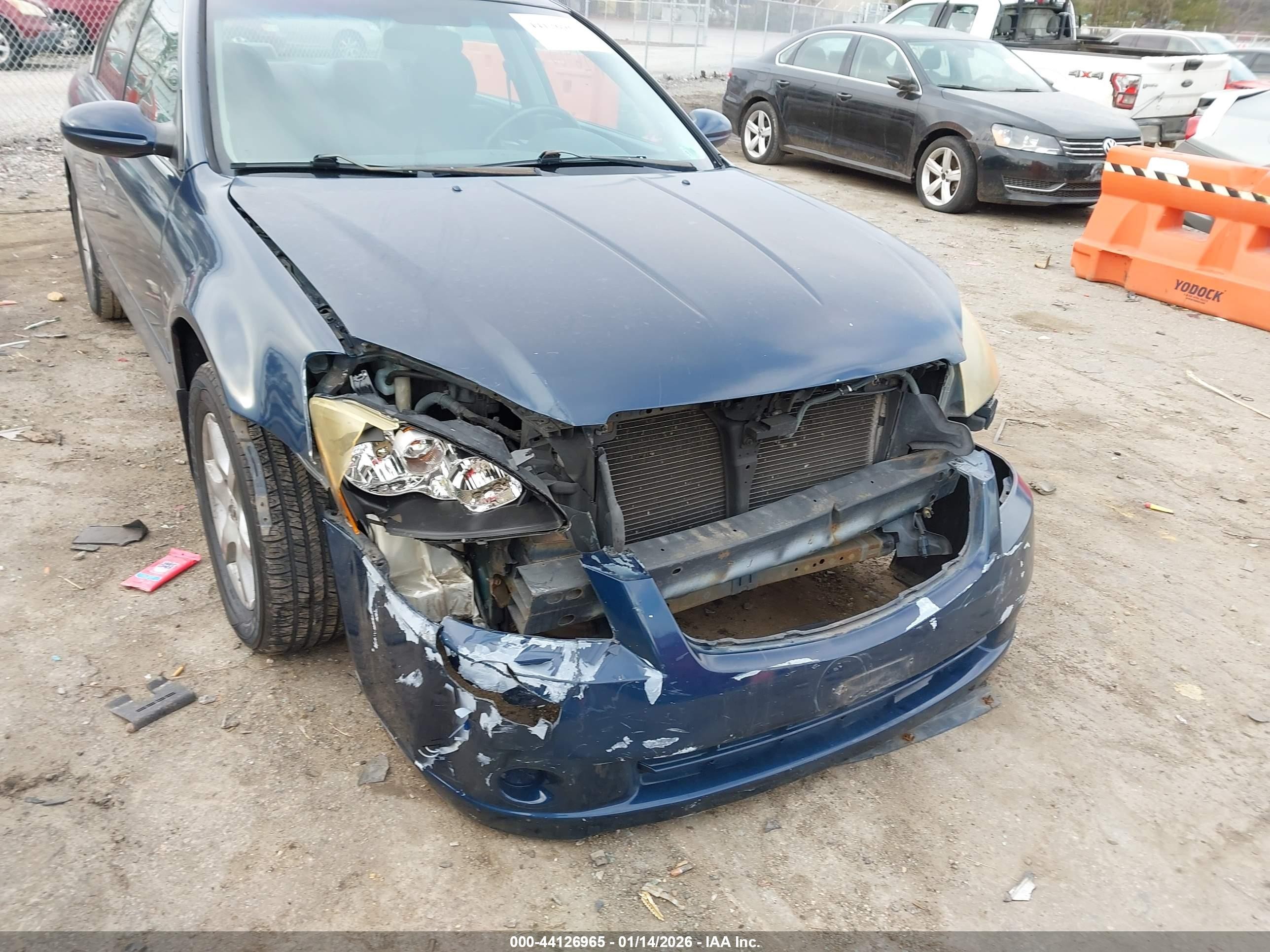 2006 Nissan Altima 2.5 S Blue vin: 1N4AL11DX6C136474