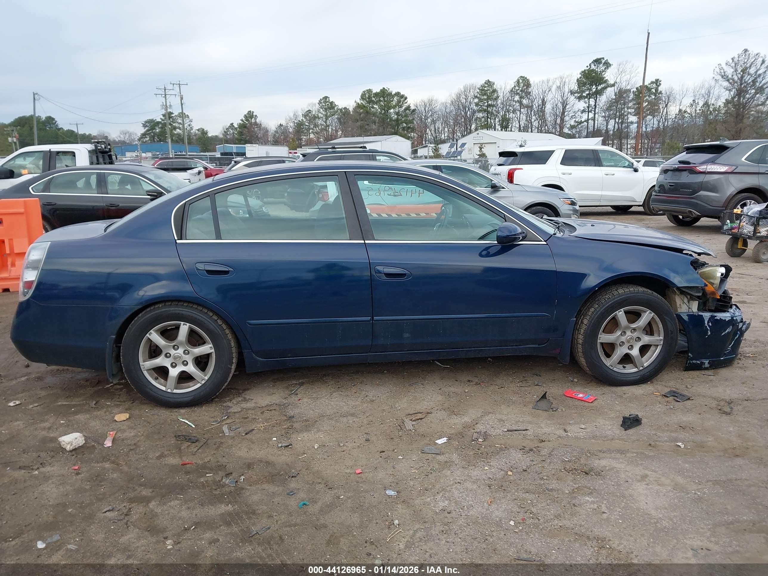 2006 Nissan Altima 2.5 S Blue vin: 1N4AL11DX6C136474