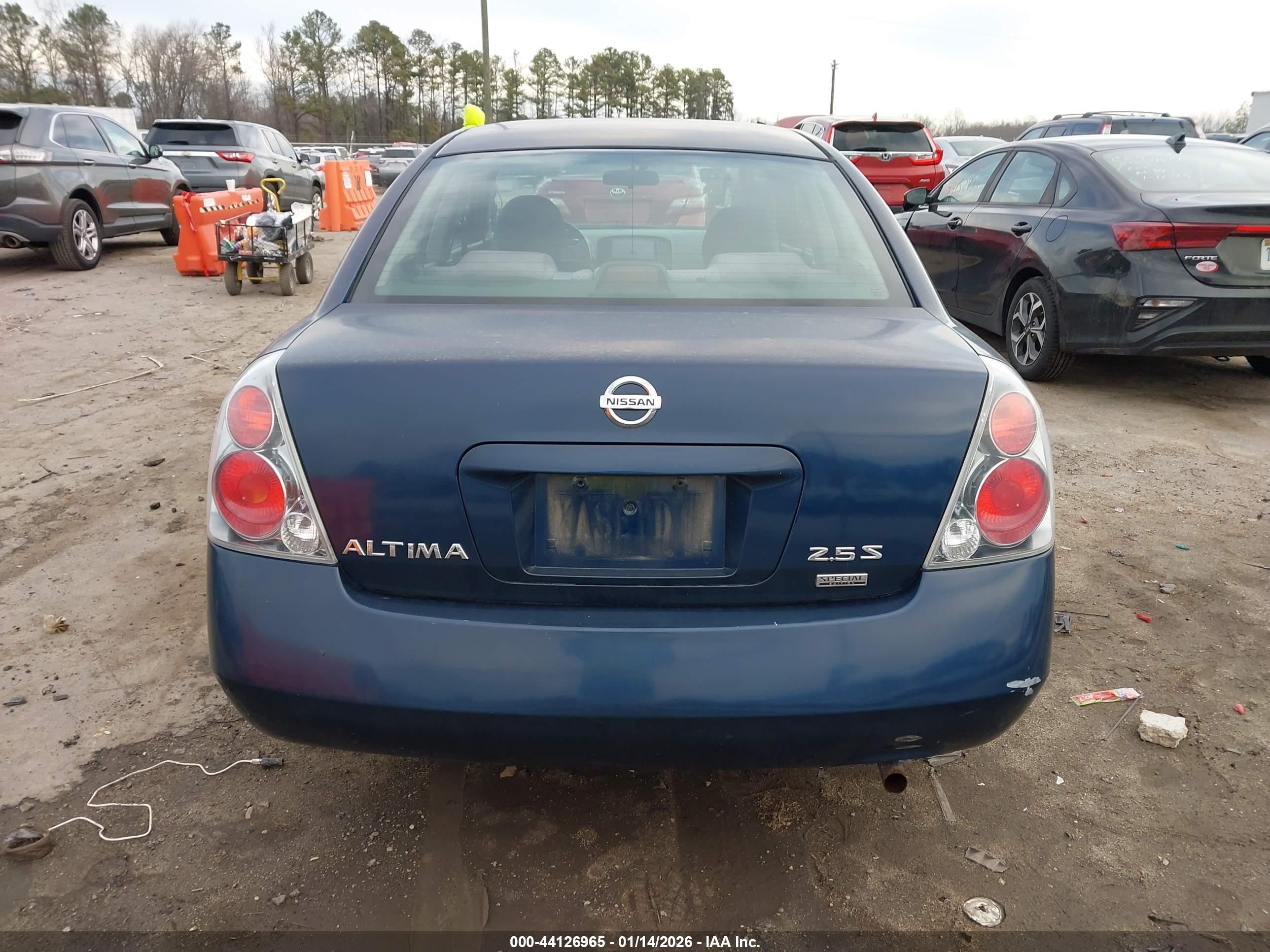 2006 Nissan Altima 2.5 S Blue vin: 1N4AL11DX6C136474