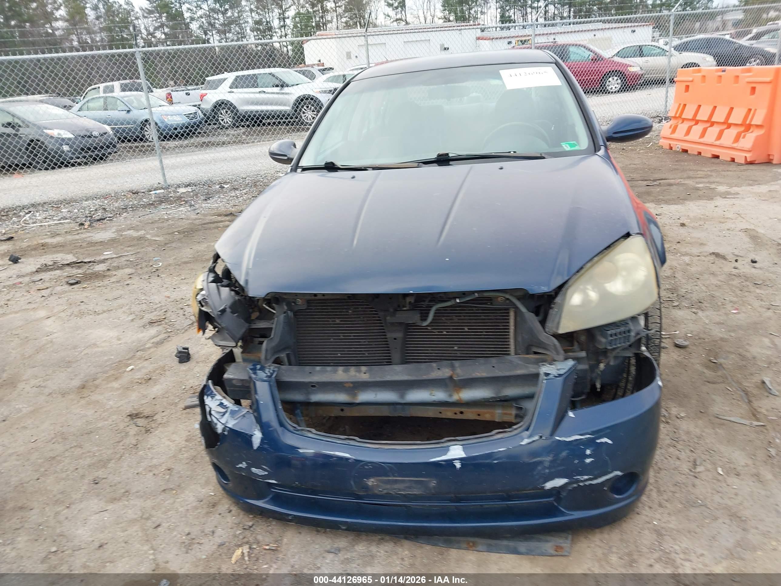 2006 Nissan Altima 2.5 S Blue vin: 1N4AL11DX6C136474