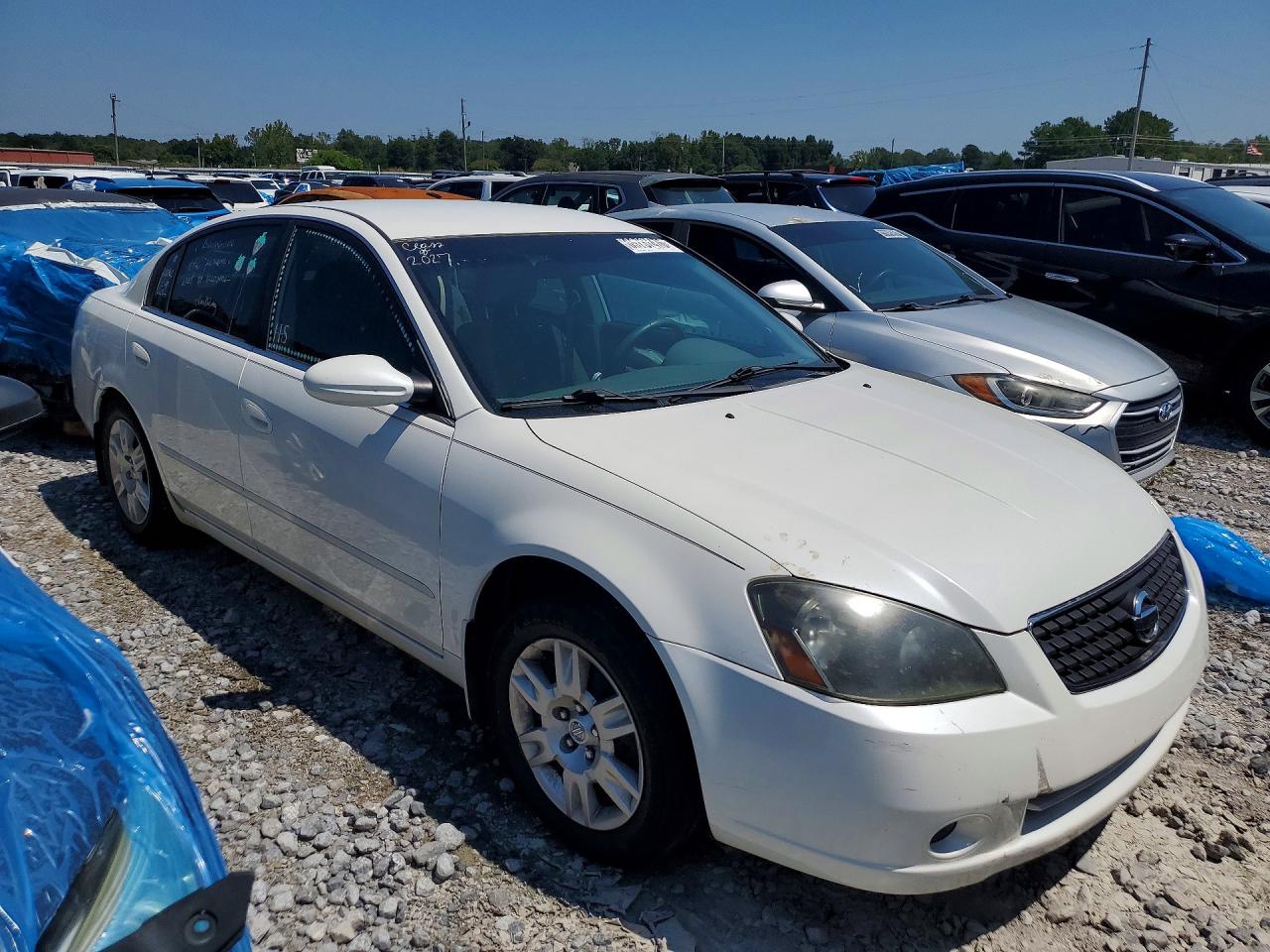 2006 Nissan Altima 2.5 White vin: 1N4AL11DX6C219273