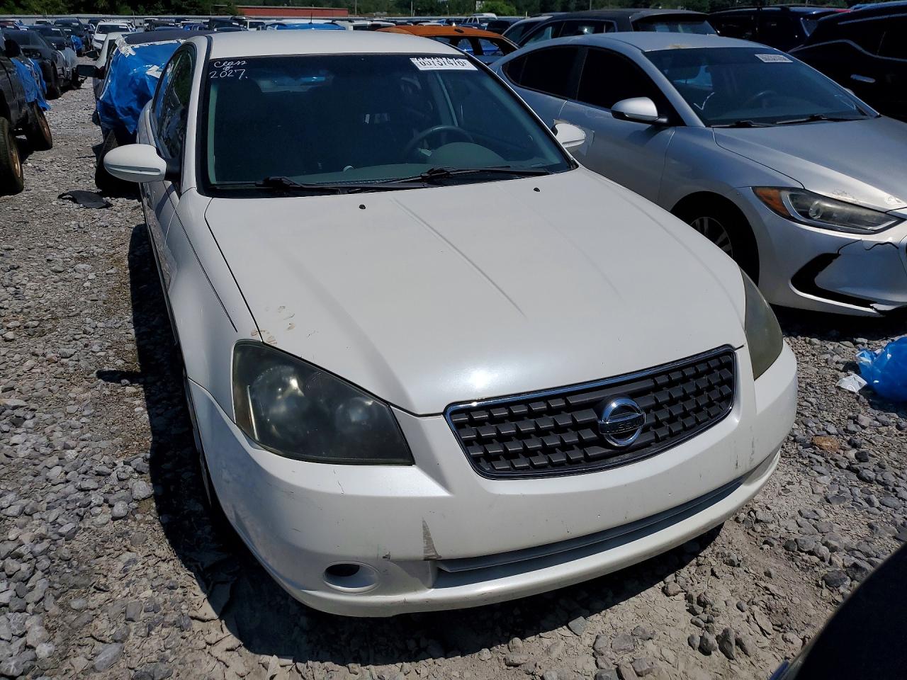2006 Nissan Altima 2.5 White vin: 1N4AL11DX6C219273
