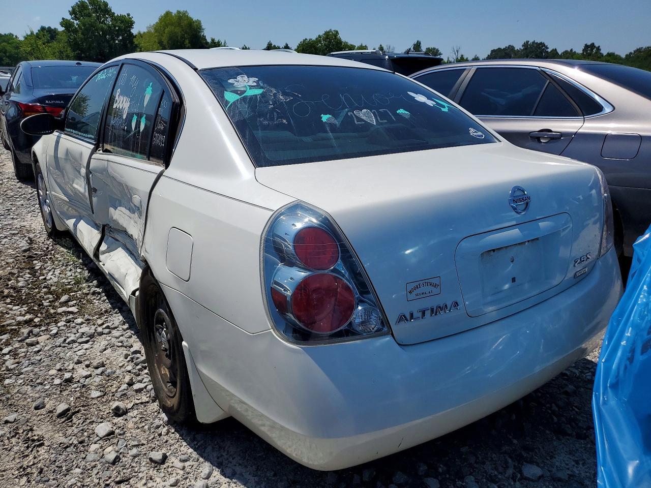 2006 Nissan Altima 2.5 White vin: 1N4AL11DX6C219273