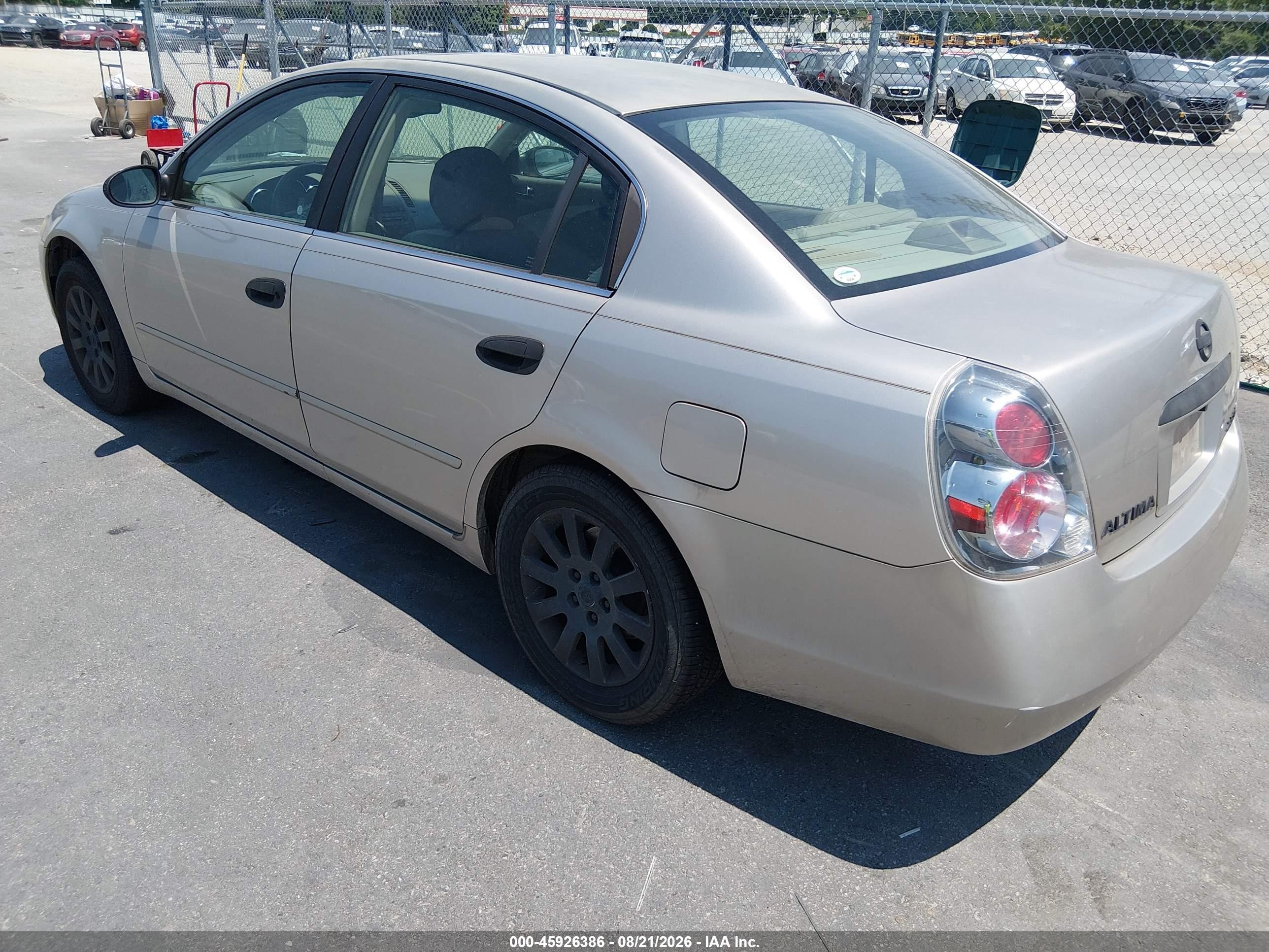 2006 Nissan Altima 2.5 S Gold vin: 1N4AL11DX6C227132