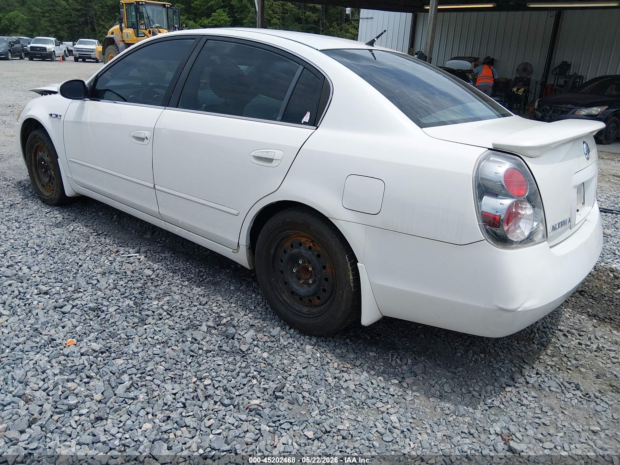 2006 Nissan Altima 2.5 S White vin: 1N4AL11DX6C265671