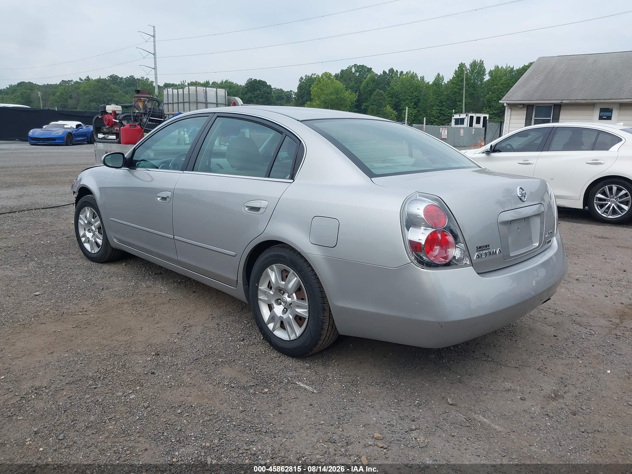 2006 Nissan Altima 2.5 S Silver vin: 1N4AL11DX6N316736