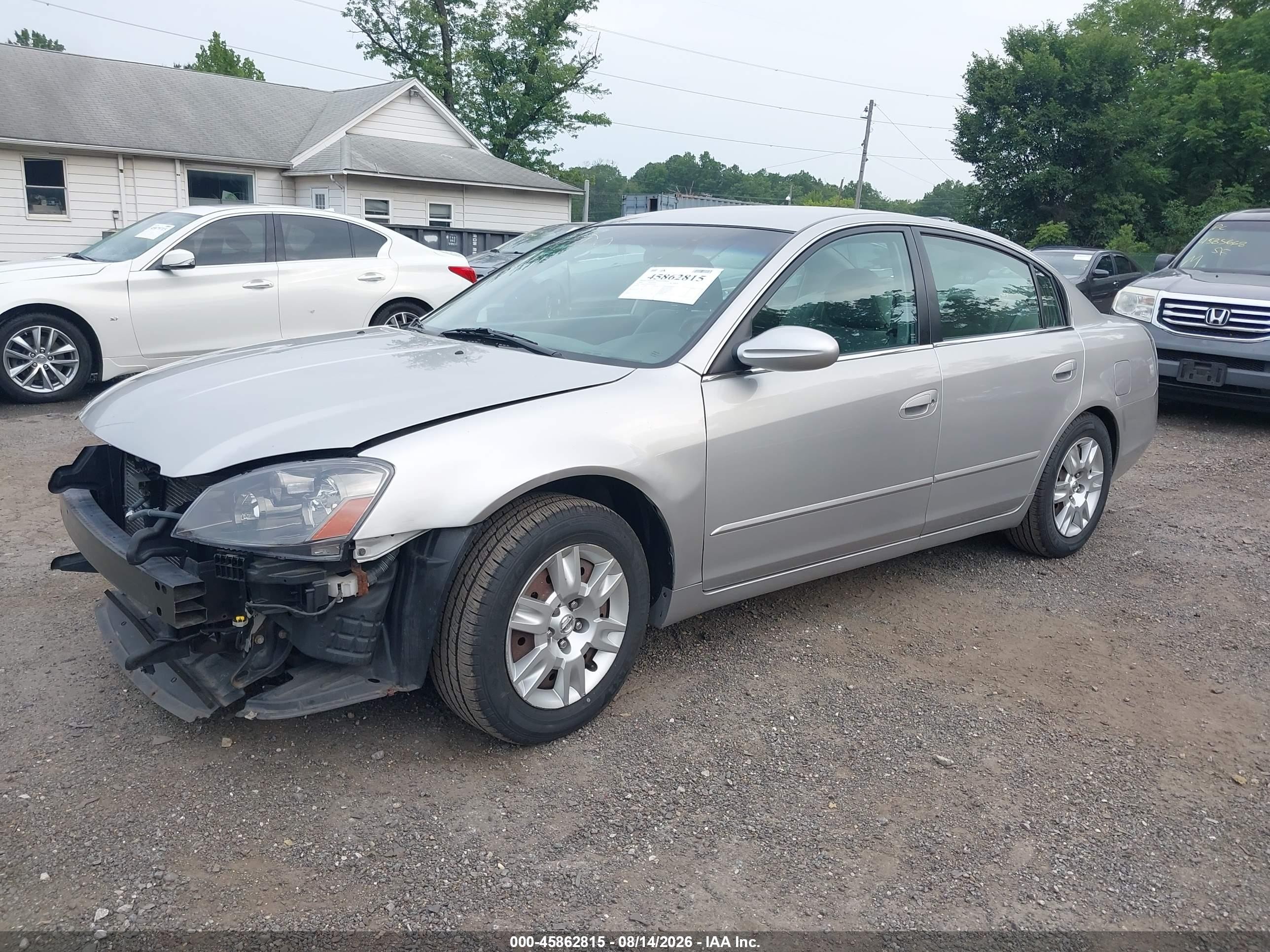 2006 Nissan Altima 2.5 S Silver vin: 1N4AL11DX6N316736