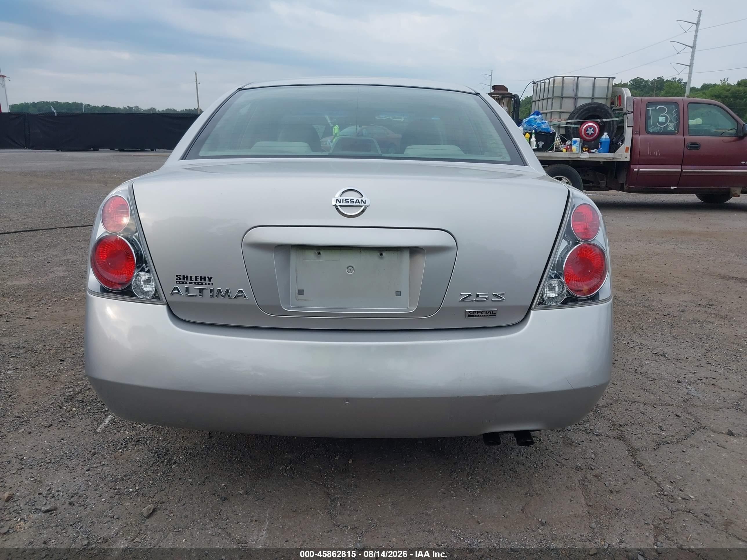 2006 Nissan Altima 2.5 S Silver vin: 1N4AL11DX6N316736