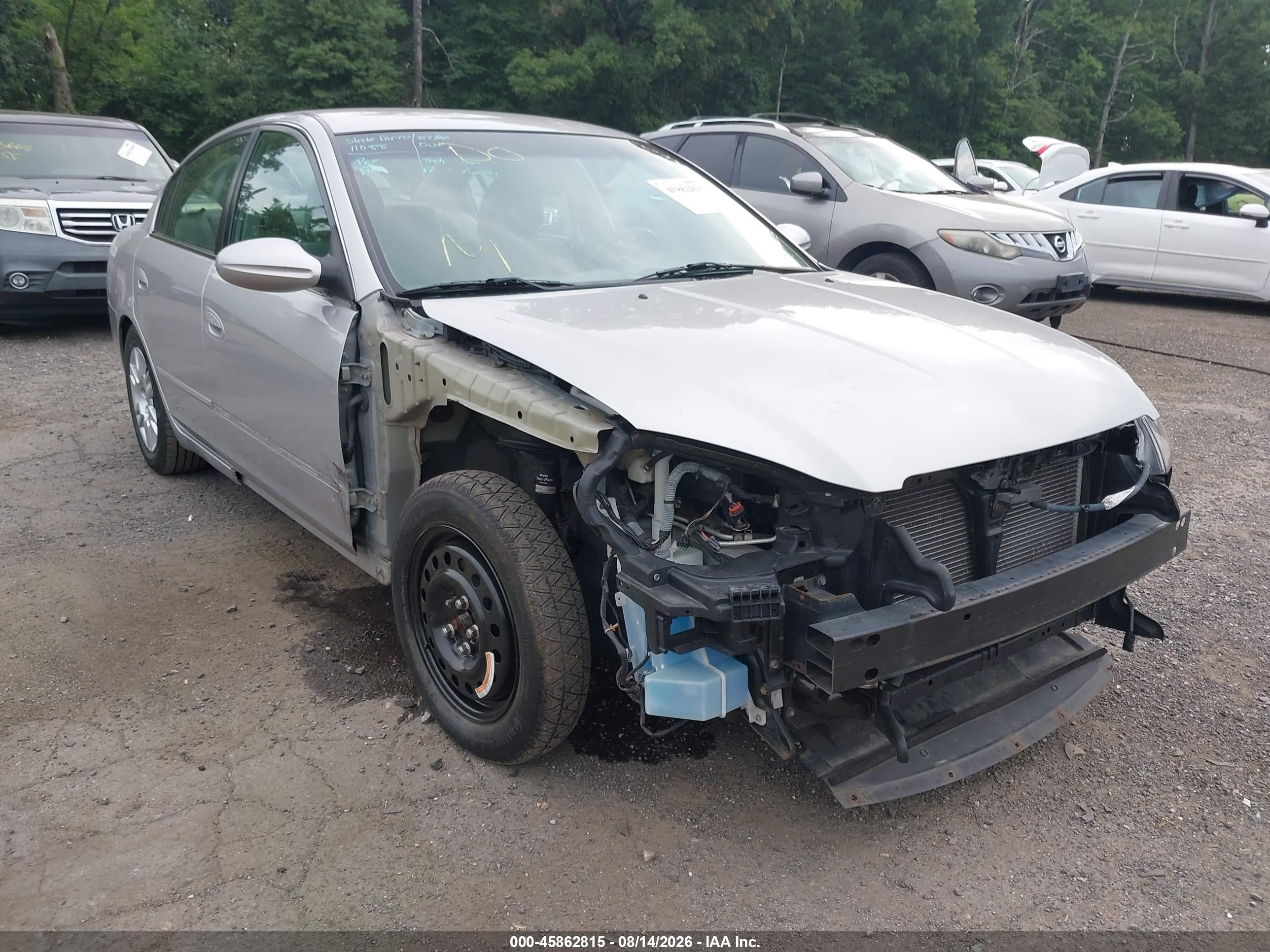 2006 Nissan Altima 2.5 S Silver vin: 1N4AL11DX6N316736