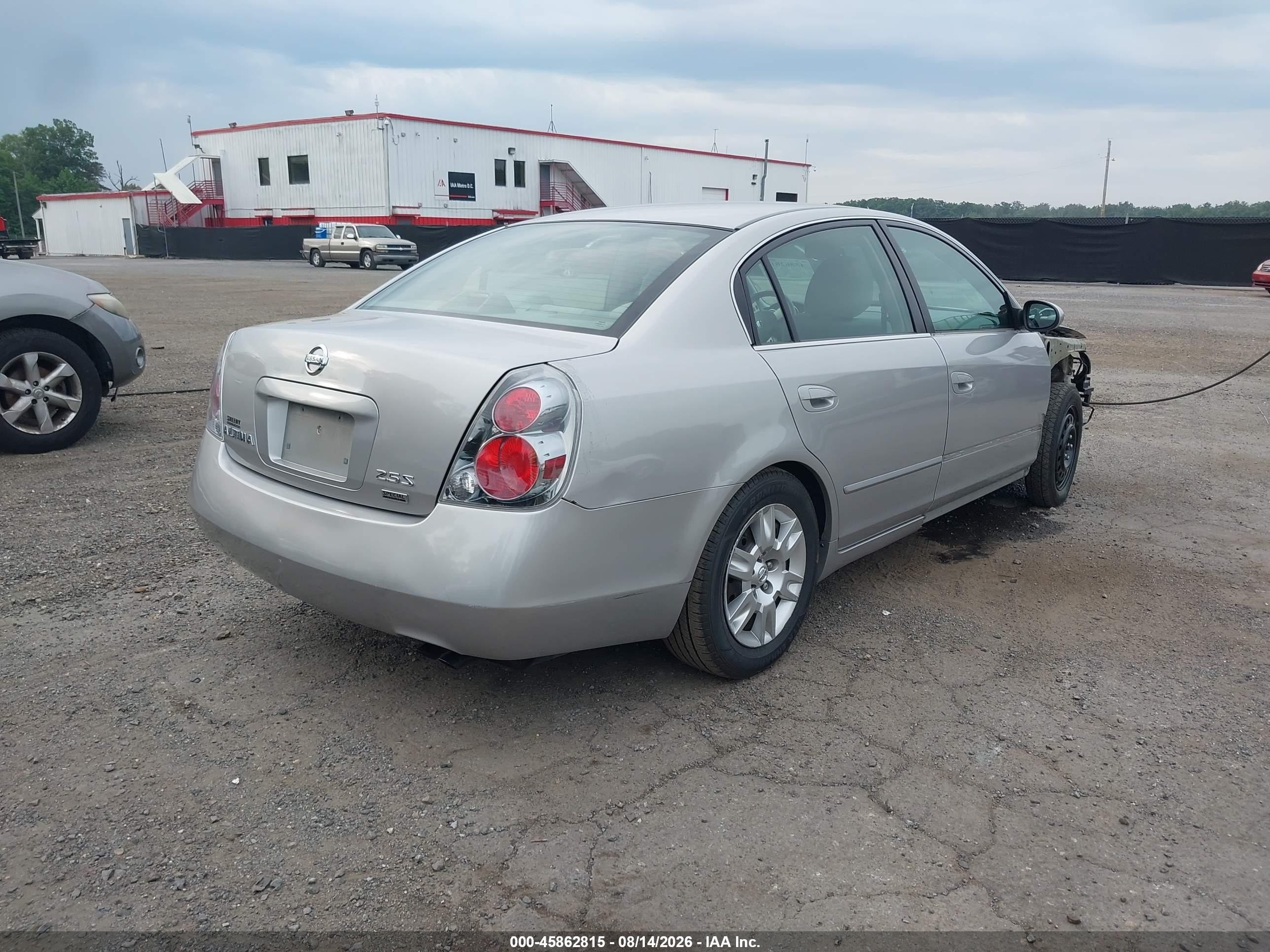 2006 Nissan Altima 2.5 S Silver vin: 1N4AL11DX6N316736