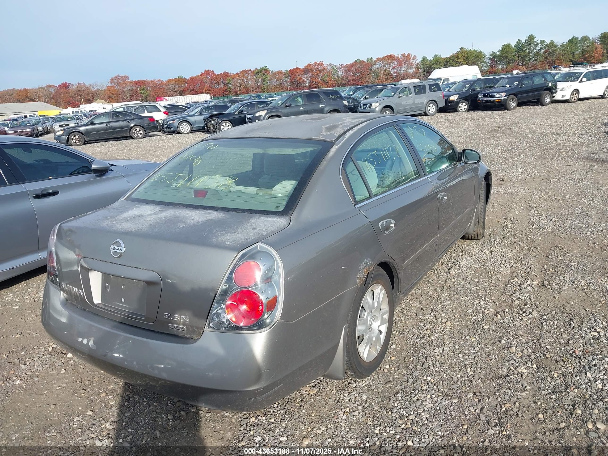 2006 Nissan Altima 2.5 S Silver vin: 1N4AL11DX6N372952