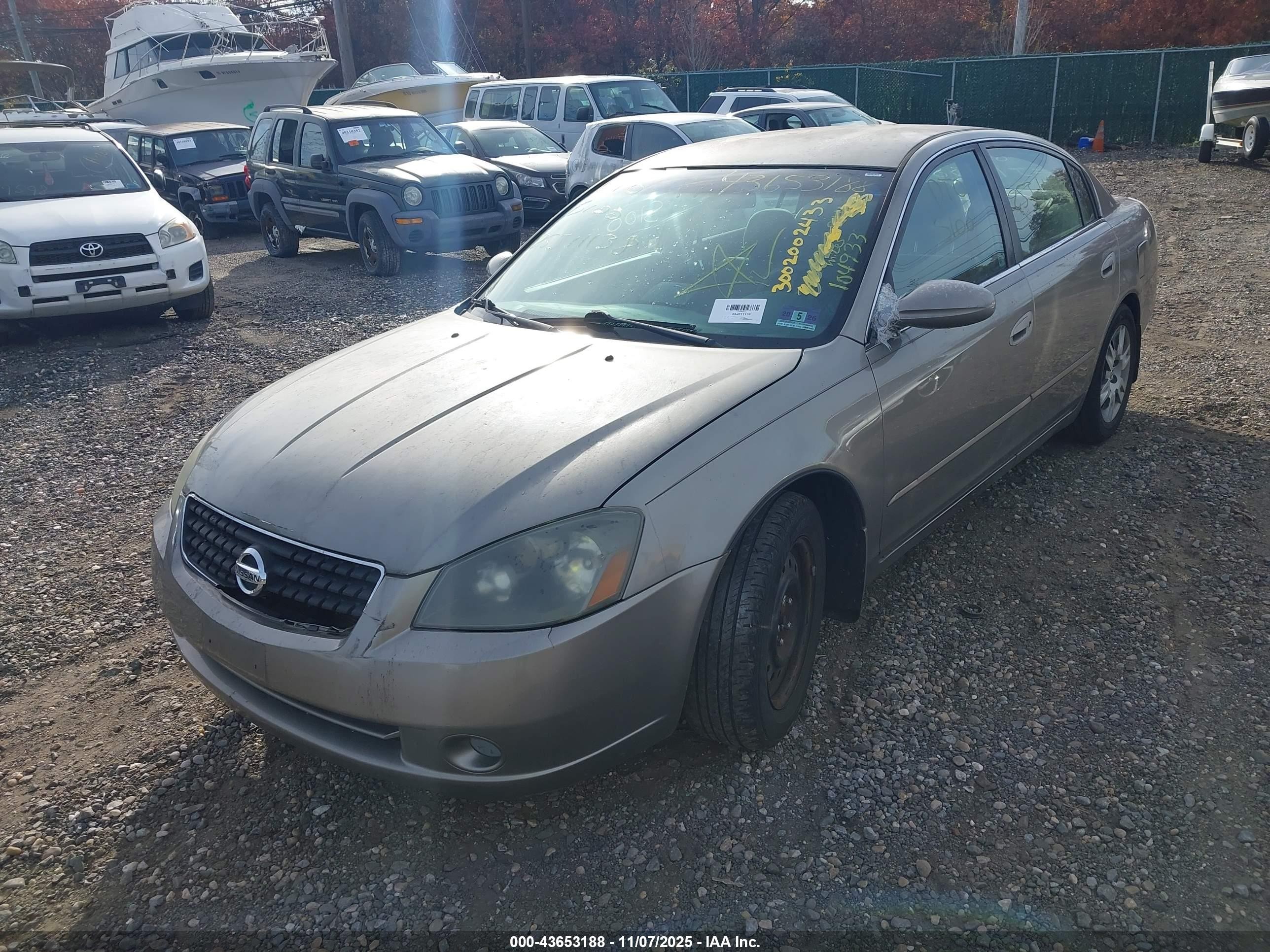 2006 Nissan Altima 2.5 S Silver vin: 1N4AL11DX6N372952