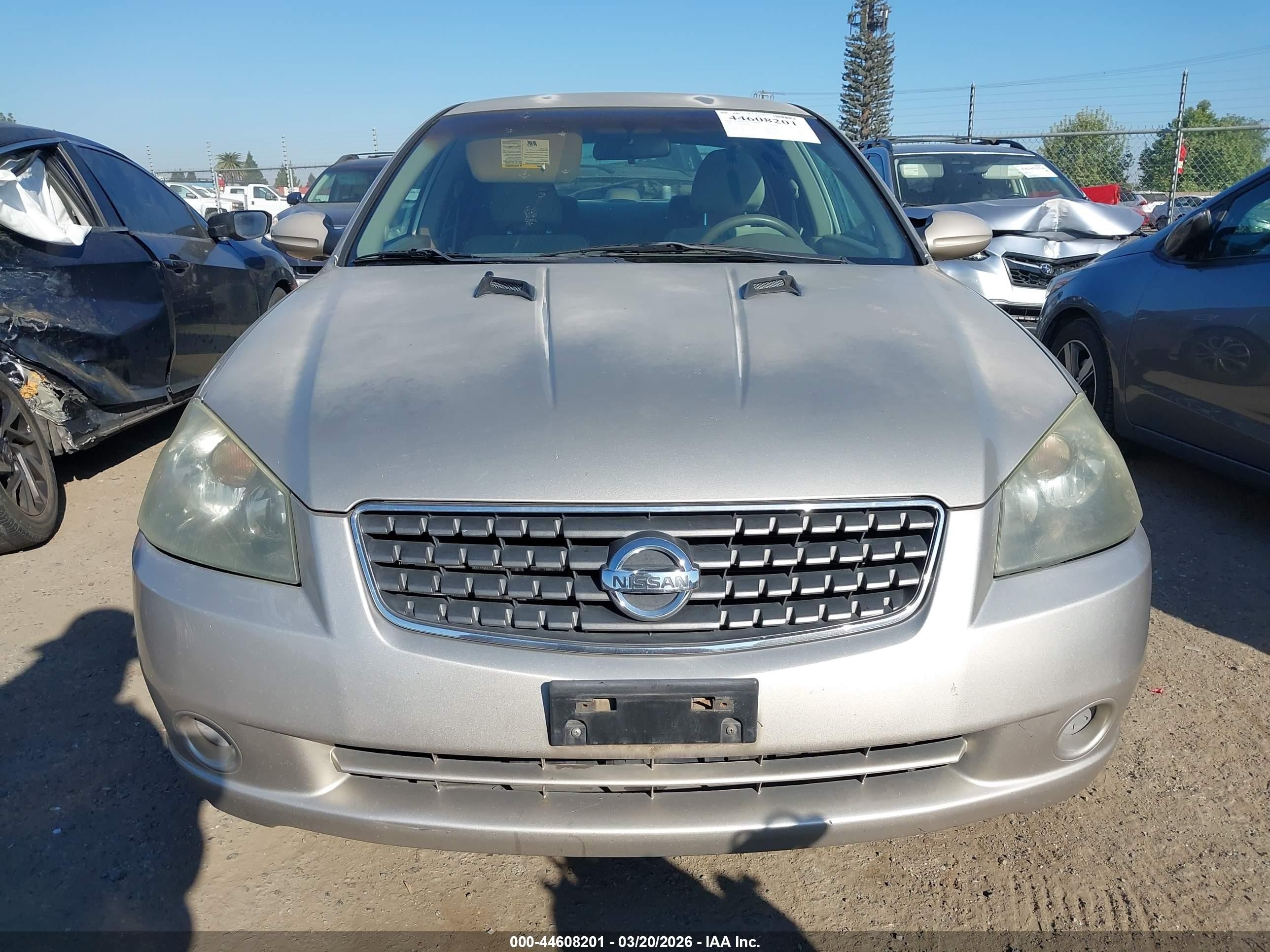 2006 Nissan Altima 2.5 S Gray vin: 1N4AL11DX6N389086