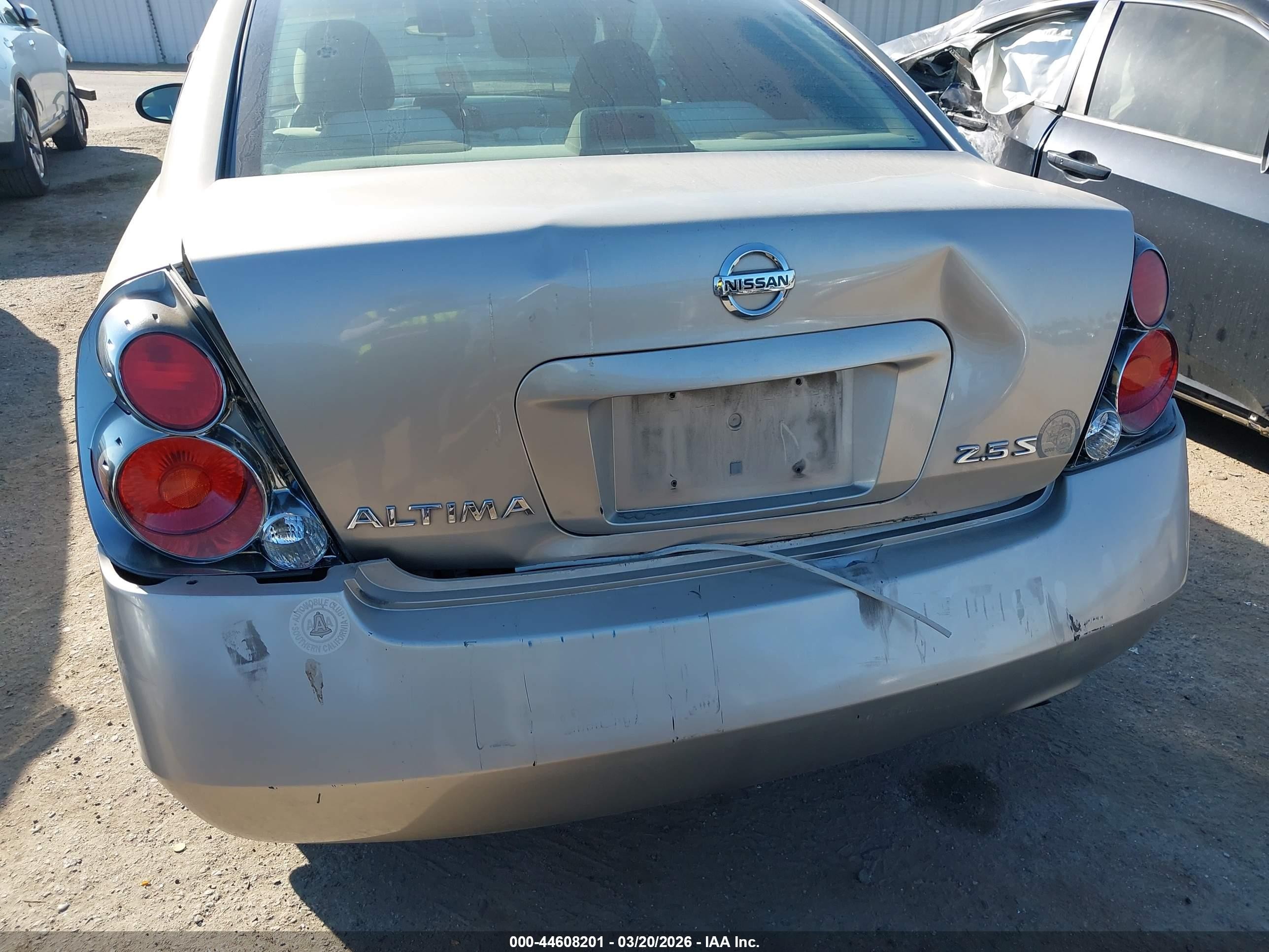2006 Nissan Altima 2.5 S Gray vin: 1N4AL11DX6N389086