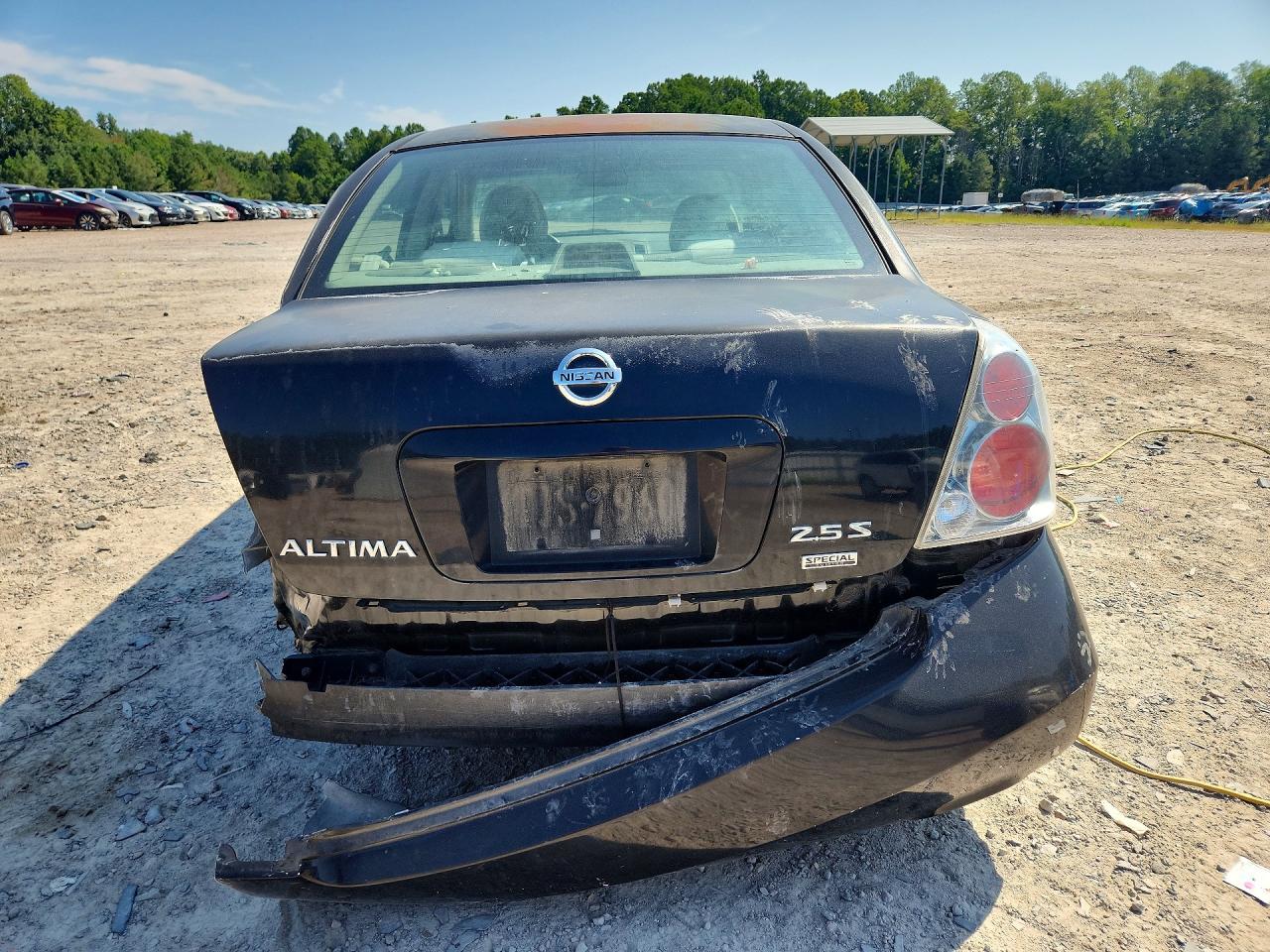 2006 Nissan Altima 2.5 Black vin: 1N4AL11DX6N425181