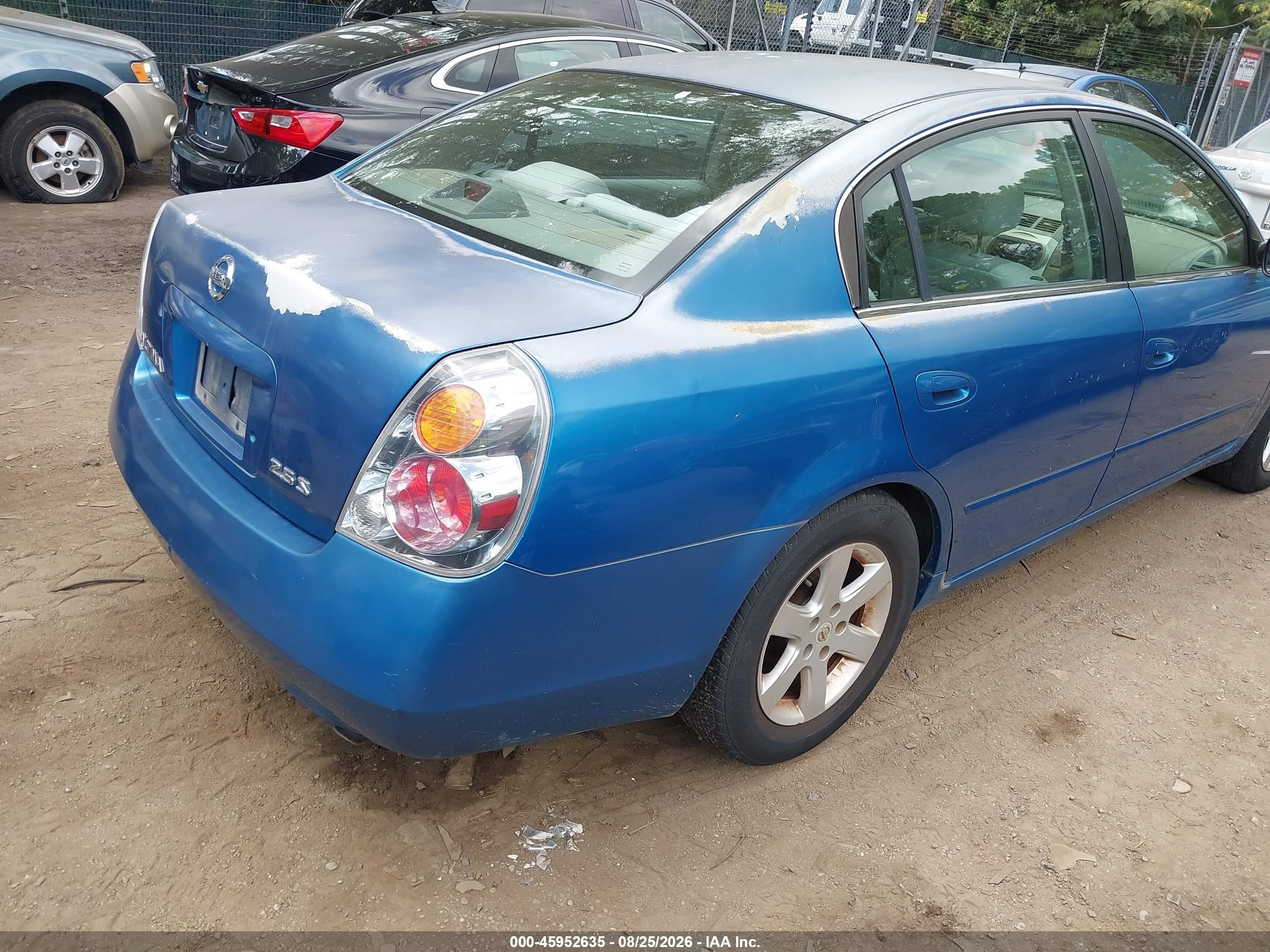 2003 Nissan Altima S/sl Light Blue vin: 1N4AL11E03C240959