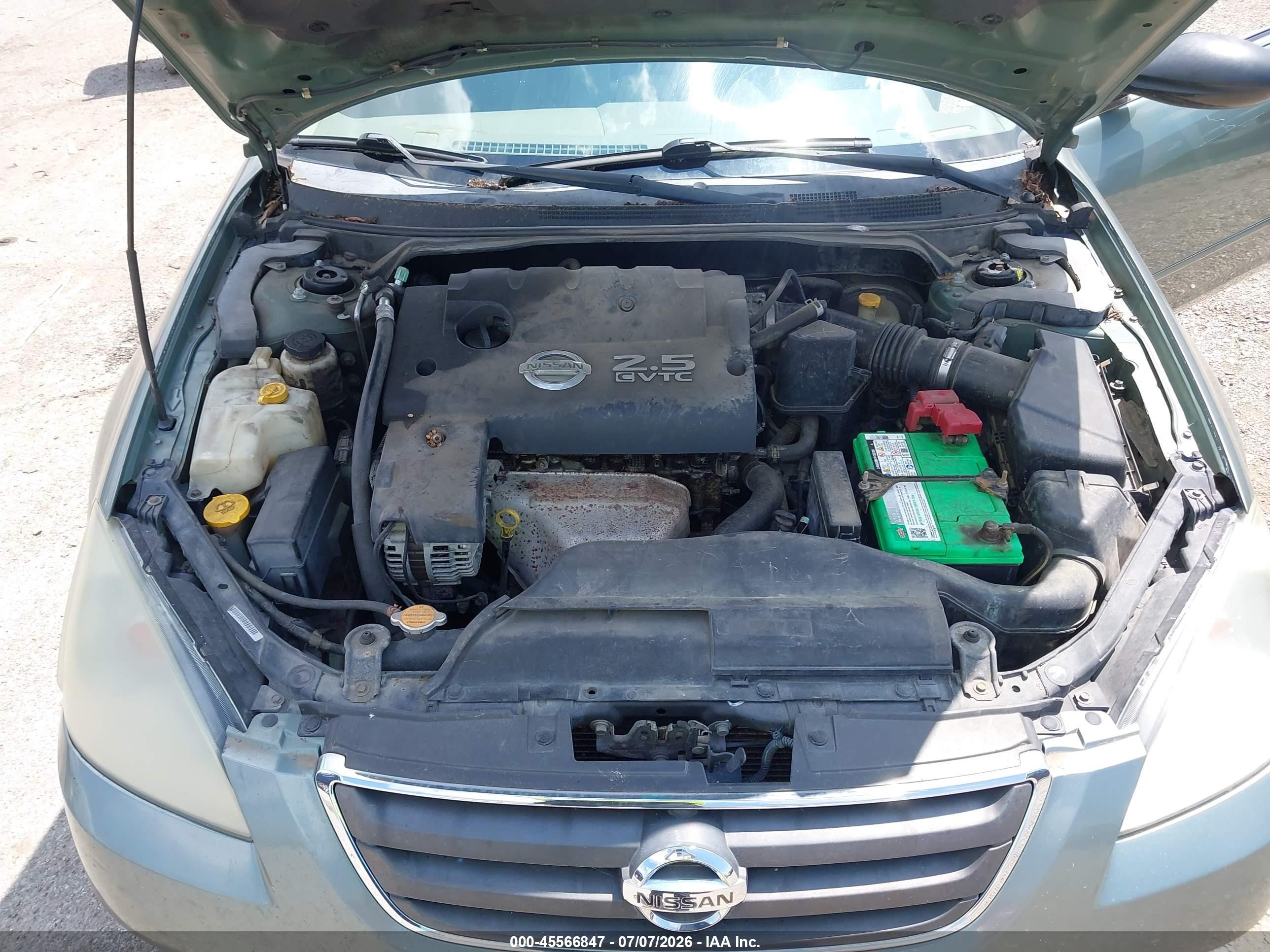 2003 Nissan Altima 2.5 S Зеленый vin: 1N4AL11E13C127134