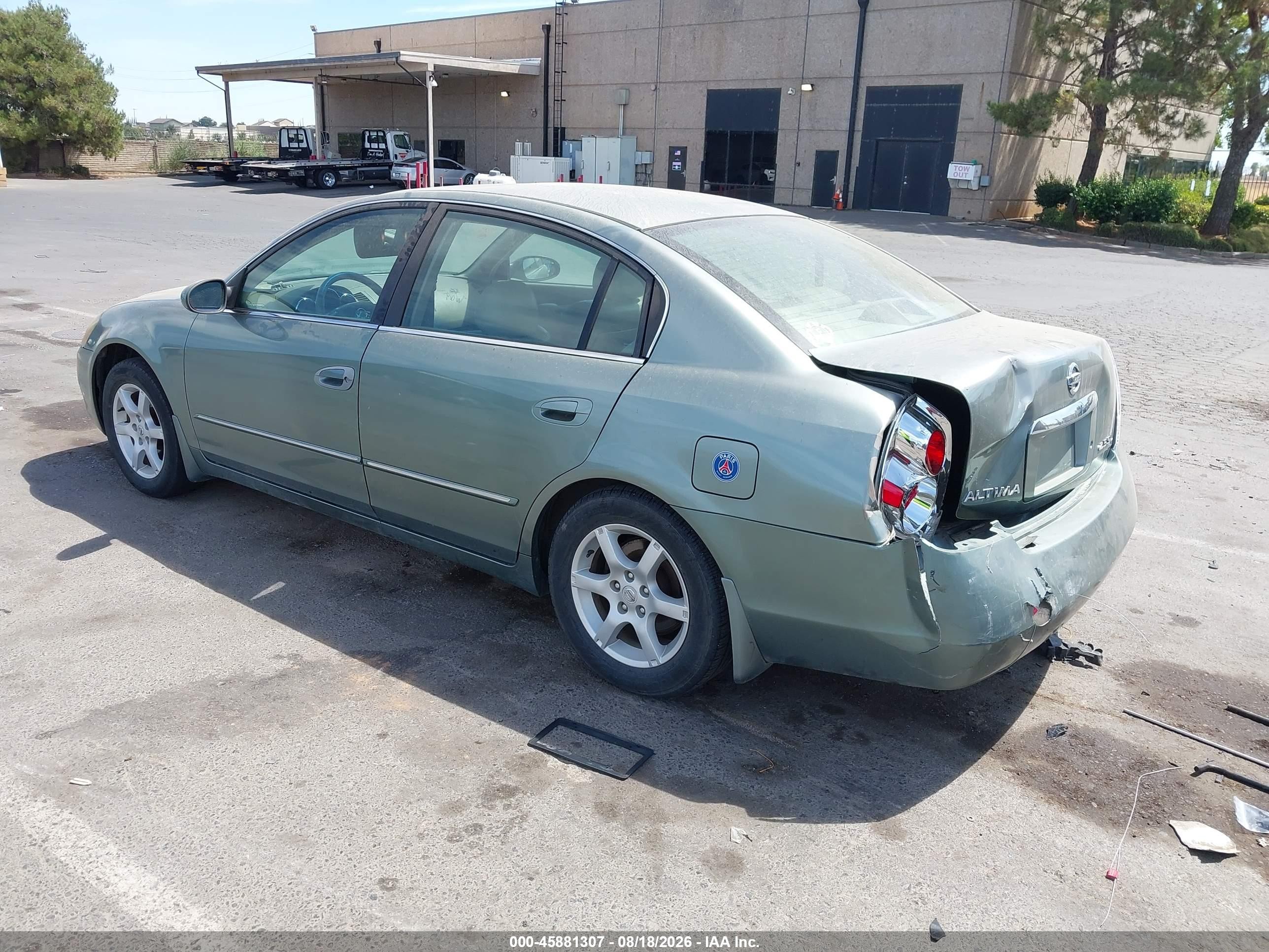 2005 Nissan Altima 2.5 S Зеленый vin: 1N4AL11E15C164896