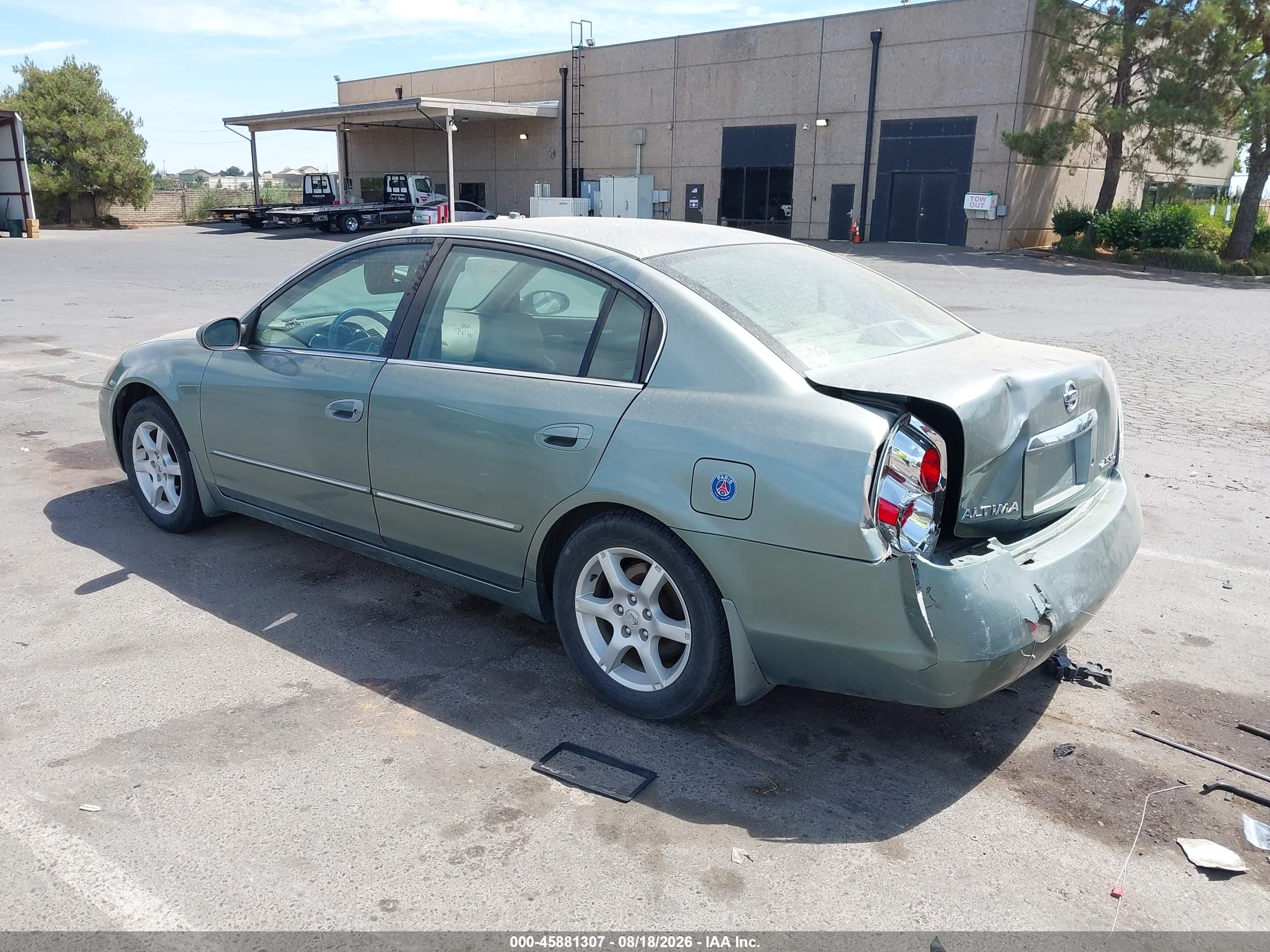 2005 Nissan Altima 2.5 S Зеленый vin: 1N4AL11E15C164896