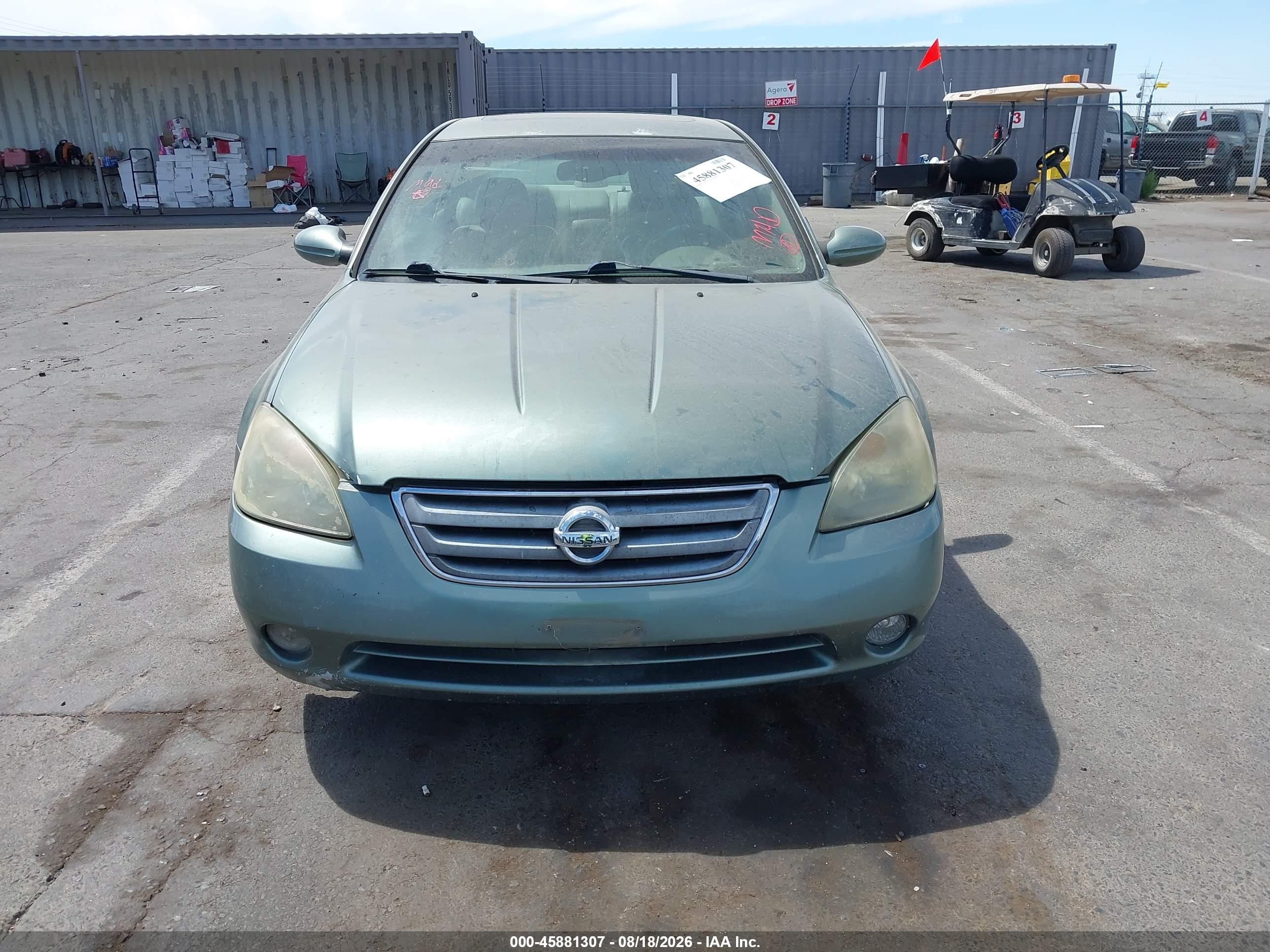 2005 Nissan Altima 2.5 S Зеленый vin: 1N4AL11E15C164896