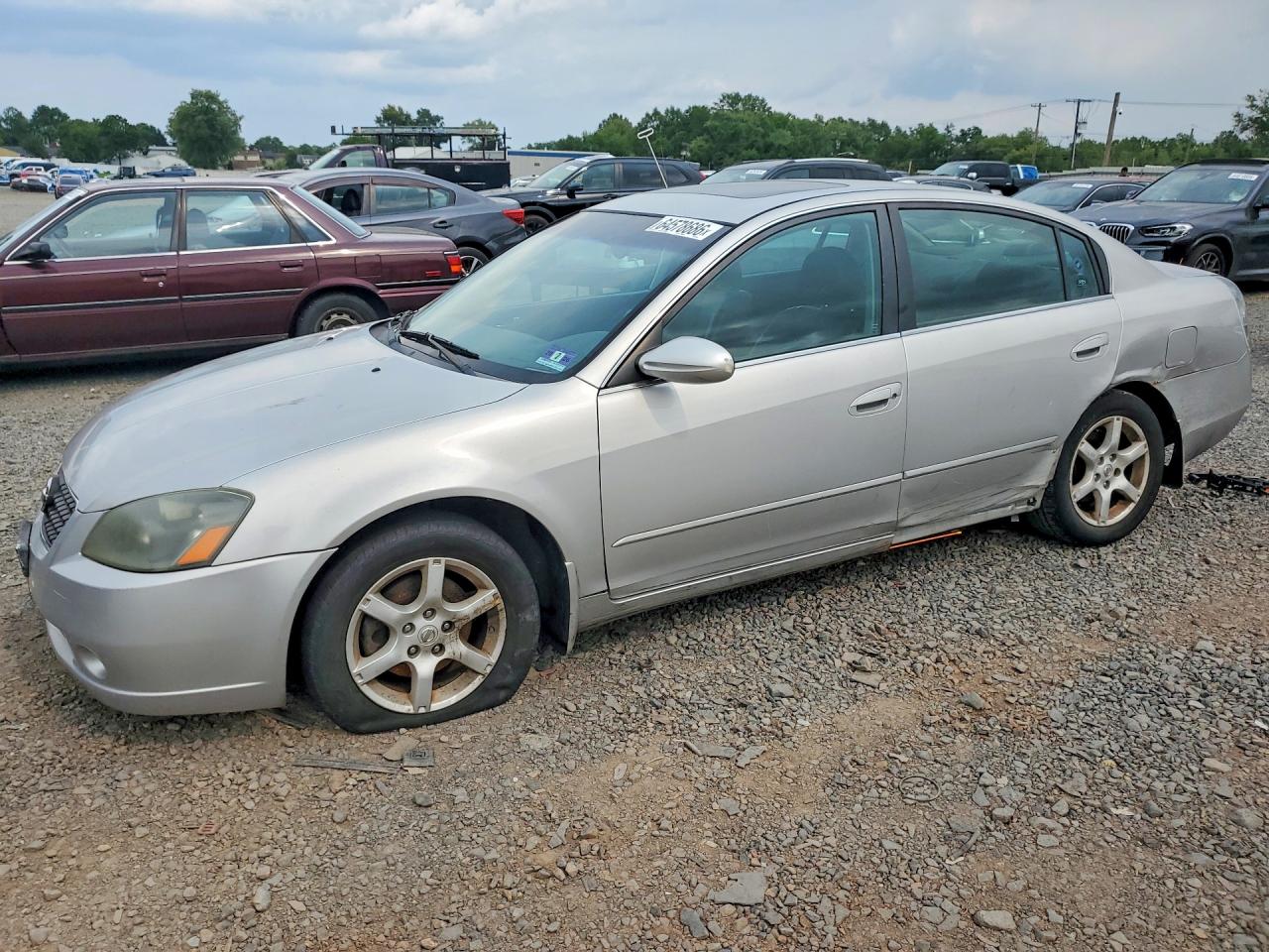 2006 Nissan Altima 2.5 S Silver vin: 1N4AL11E16N414224