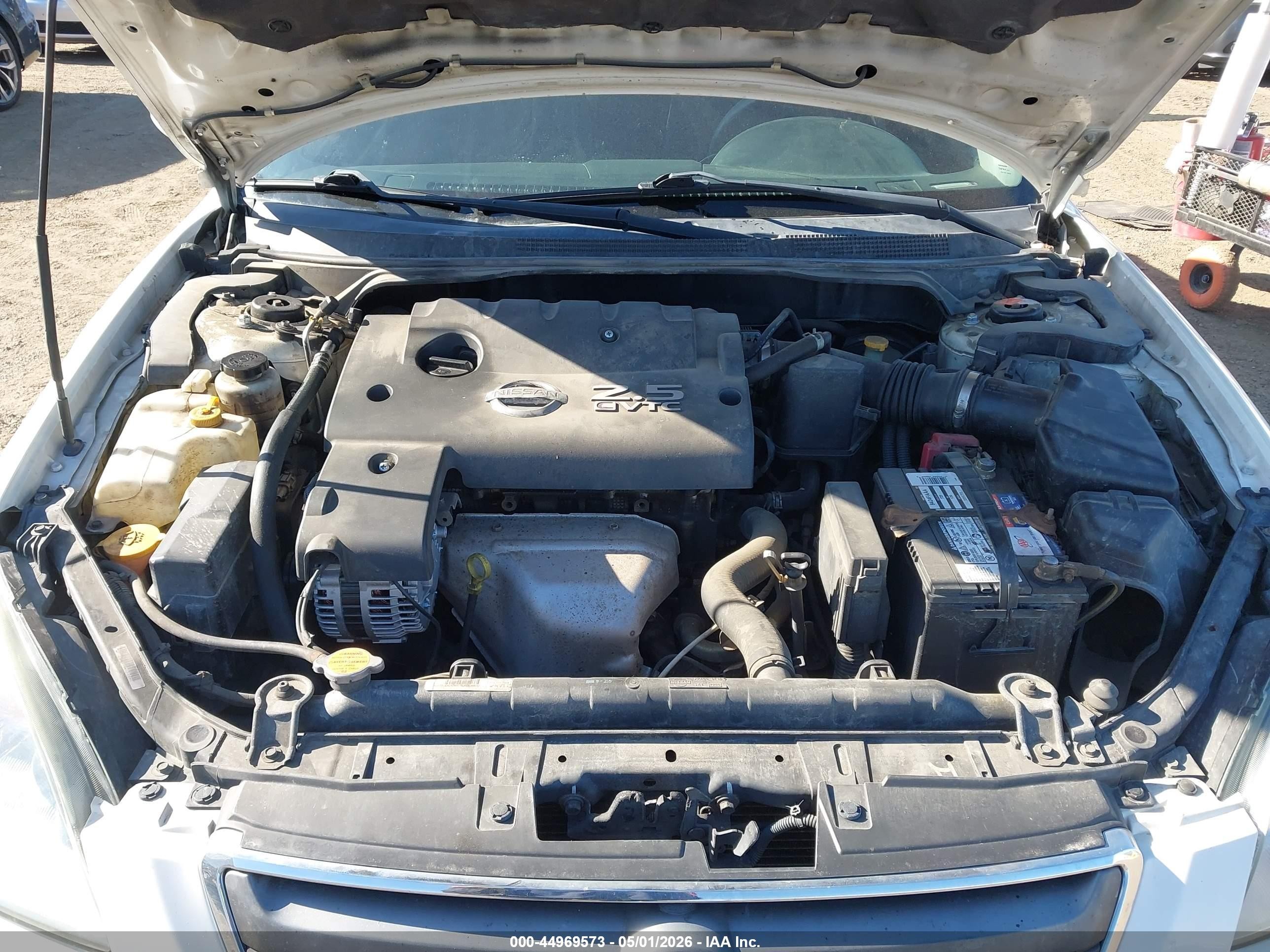 2003 Nissan Altima 2.5 S White vin: 1N4AL11E23C148526
