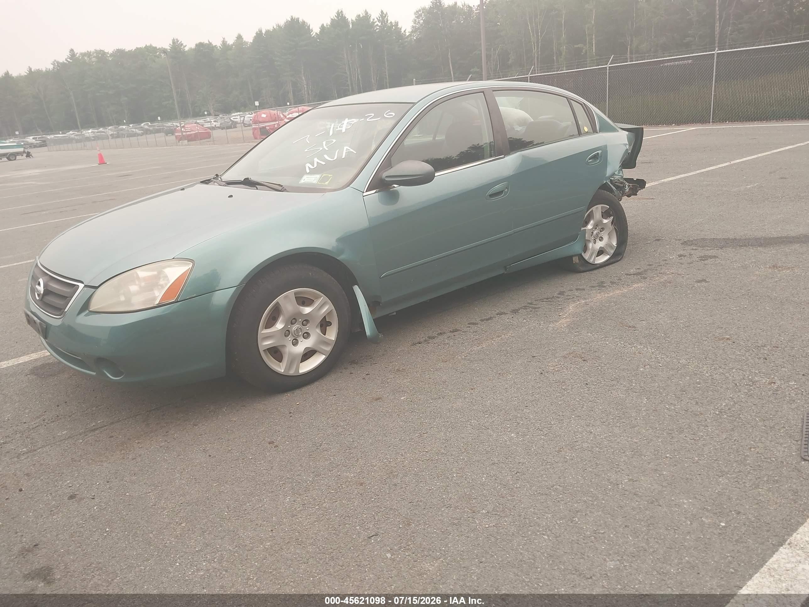 2003 Nissan Altima 2.5 S Blue vin: 1N4AL11E23C286194