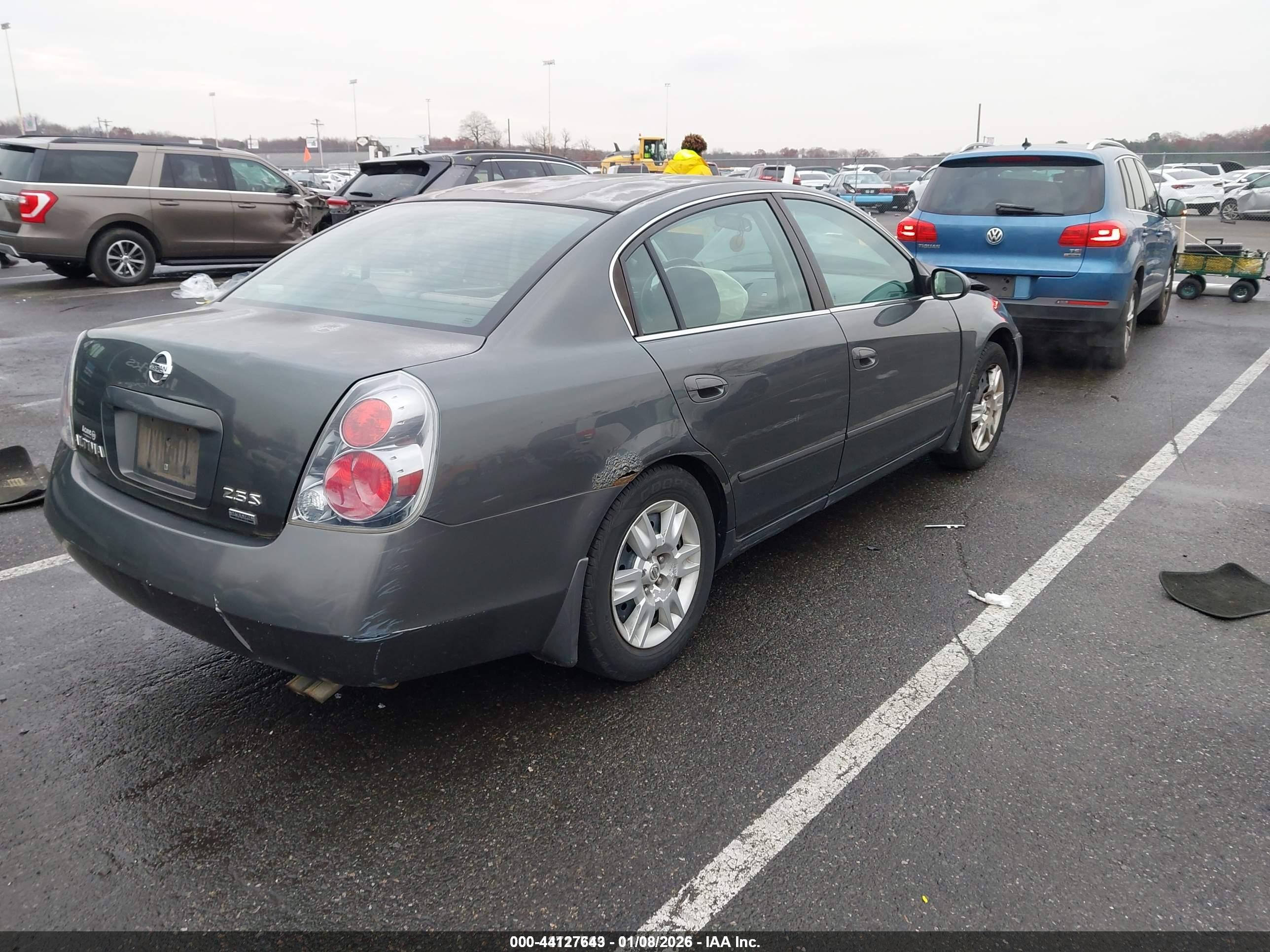 2006 Nissan Altima 2.5 S Gray vin: 1N4AL11E36N424026