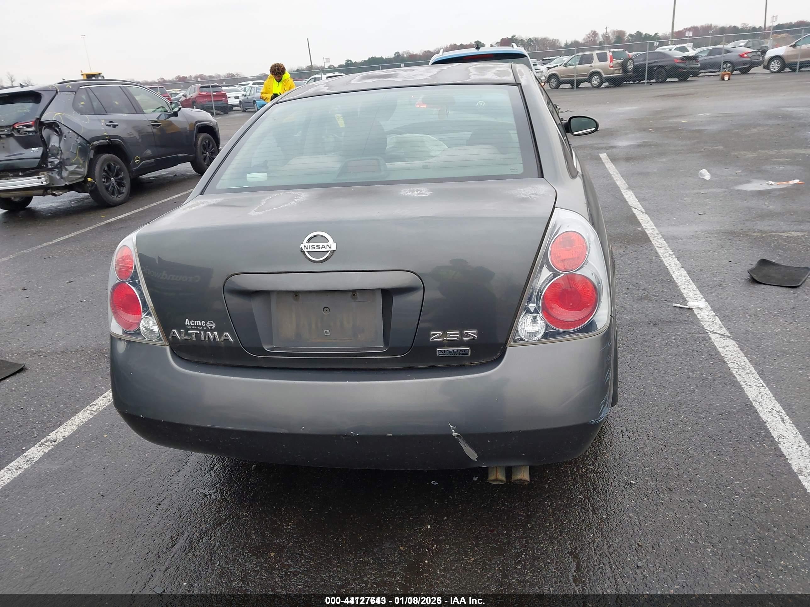 2006 Nissan Altima 2.5 S Gray vin: 1N4AL11E36N424026