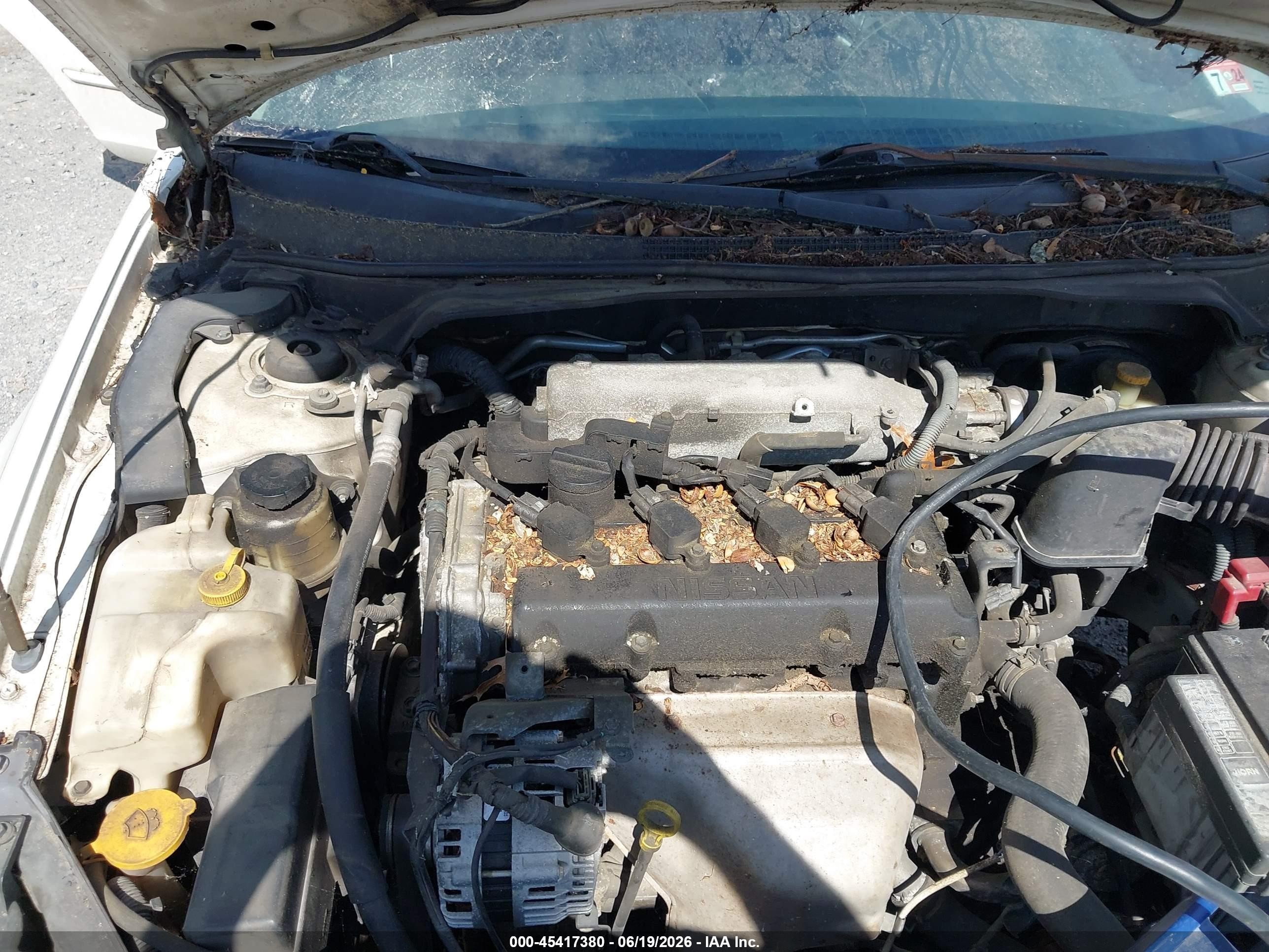 2002 Nissan Altima 2.5 S White vin: 1N4AL11E42C150065